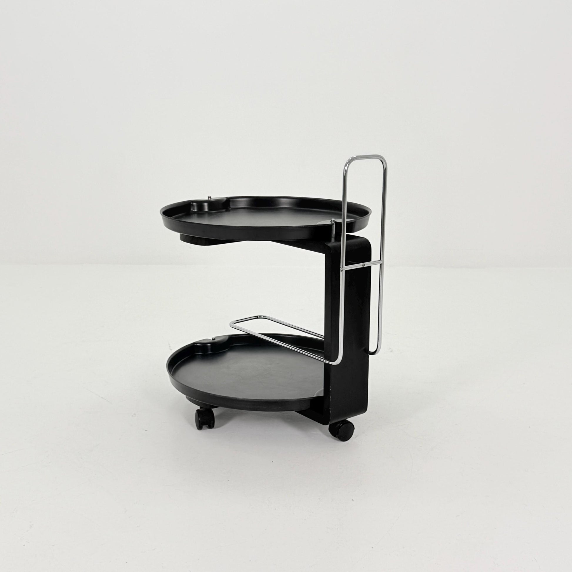 Mid century Rosenthal Service Trolley by Waldemar Rothe – 1980s German Bar Cart with Removable Trays