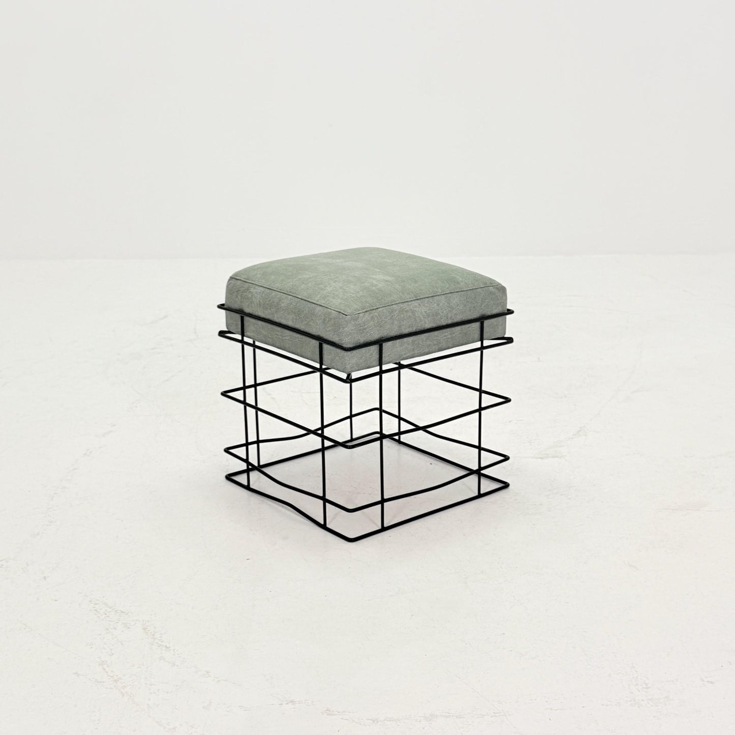 Mid Century T1 Square Wire Stool by Verner Panton – 1980s