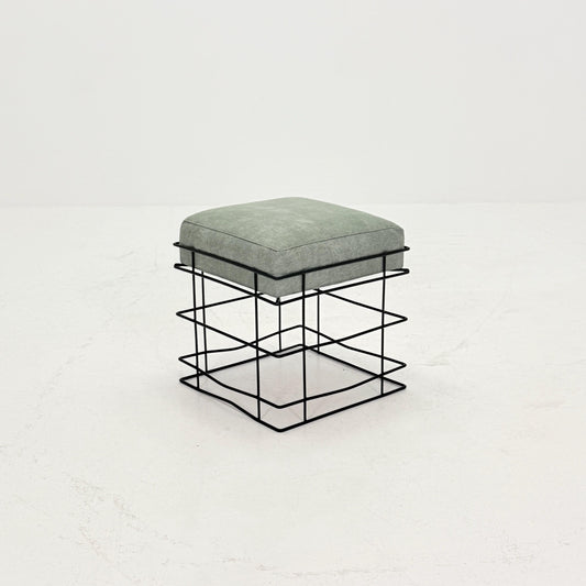 Mid Century T1 Square Wire Stool by Verner Panton – 1980s