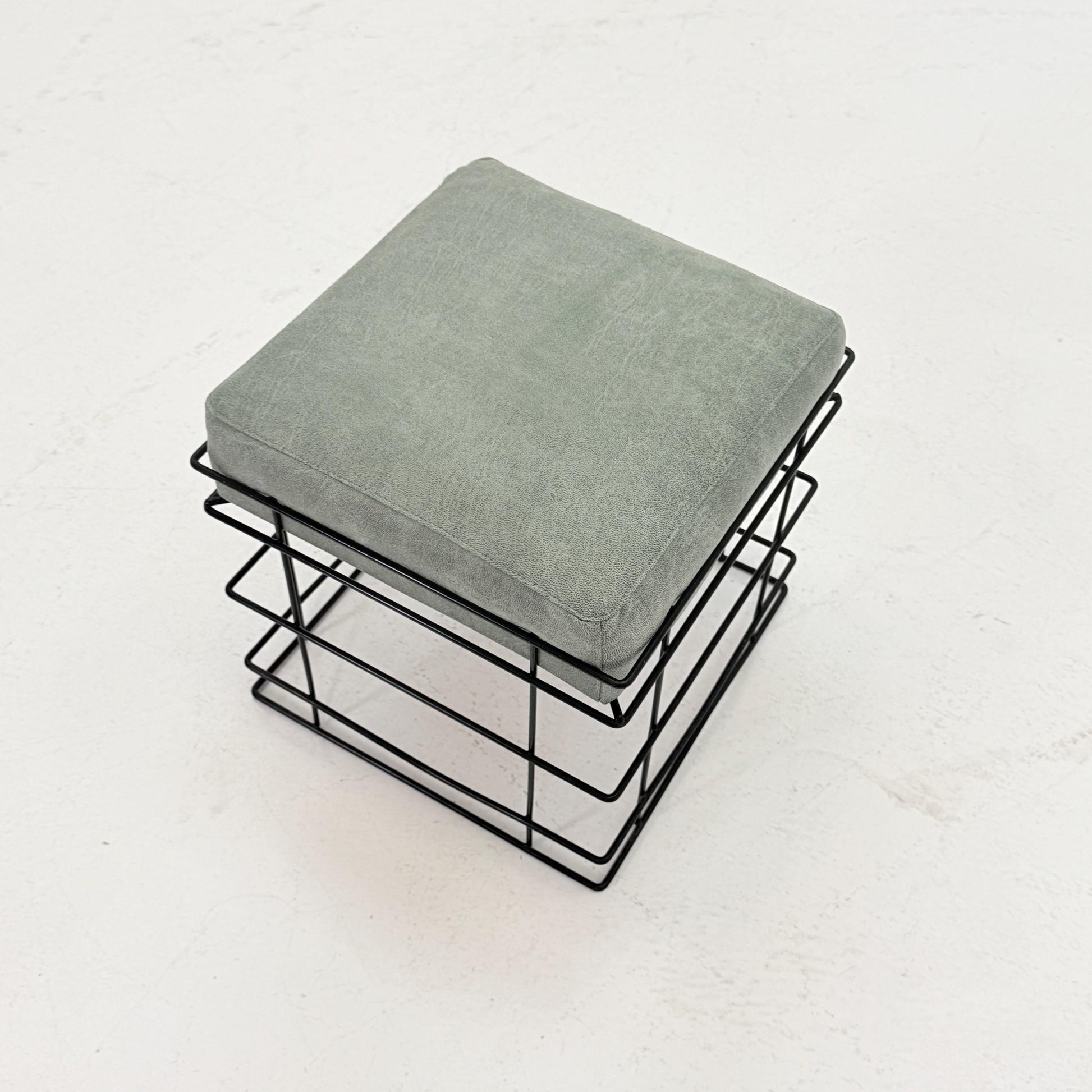 Mid Century T1 Square Wire Stool by Verner Panton – 1980s
