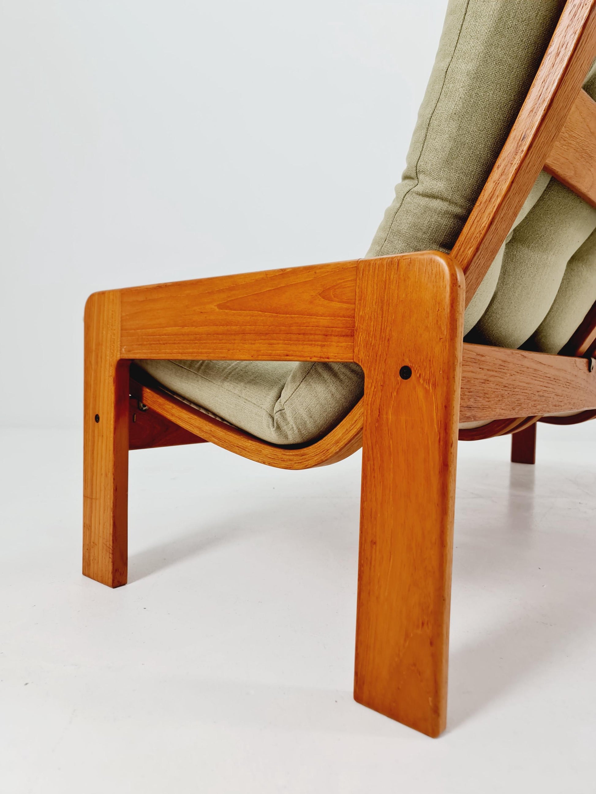 Mid-Century Modern 3-Seater Sofa by Yngve Ekström for Swedese – Newly Upholstered