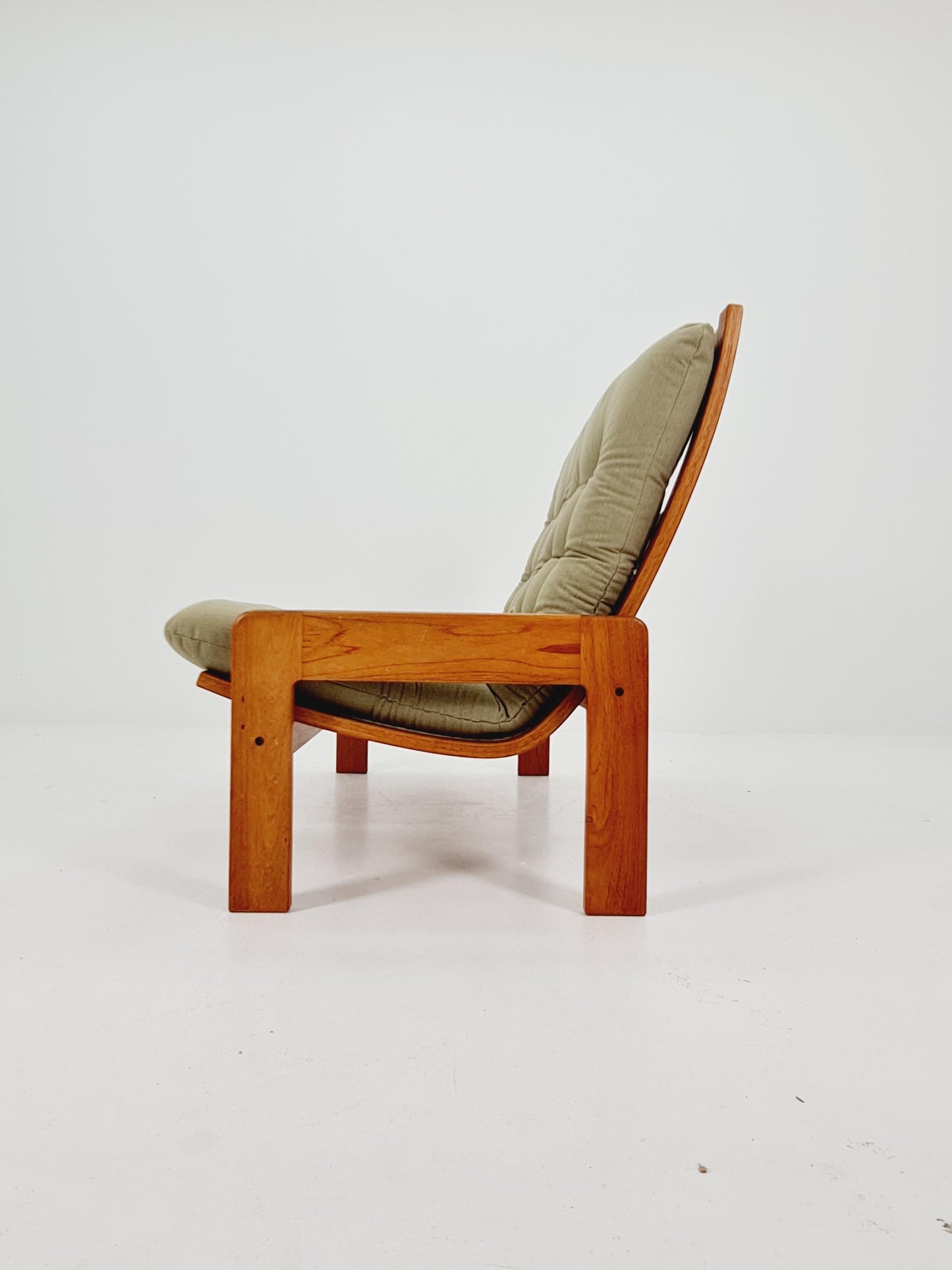 Mid-Century Modern 2-Seater Sofa by Yngve Ekström for Swedese – Newly Upholstered
