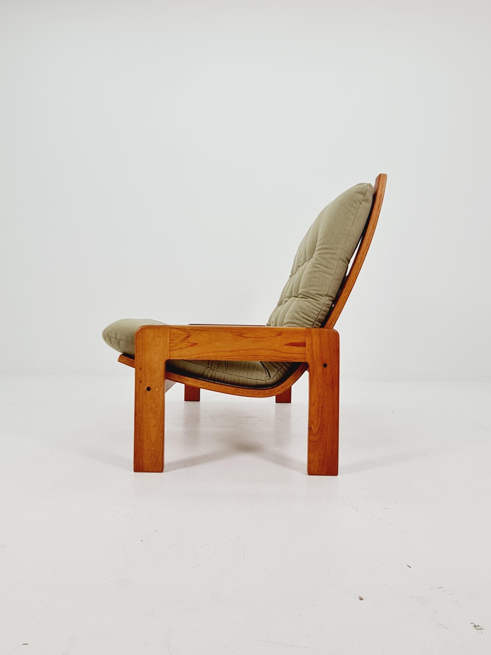 Mid-Century Modern 2-Seater Sofa by Yngve Ekström for Swedese – Newly Upholstered