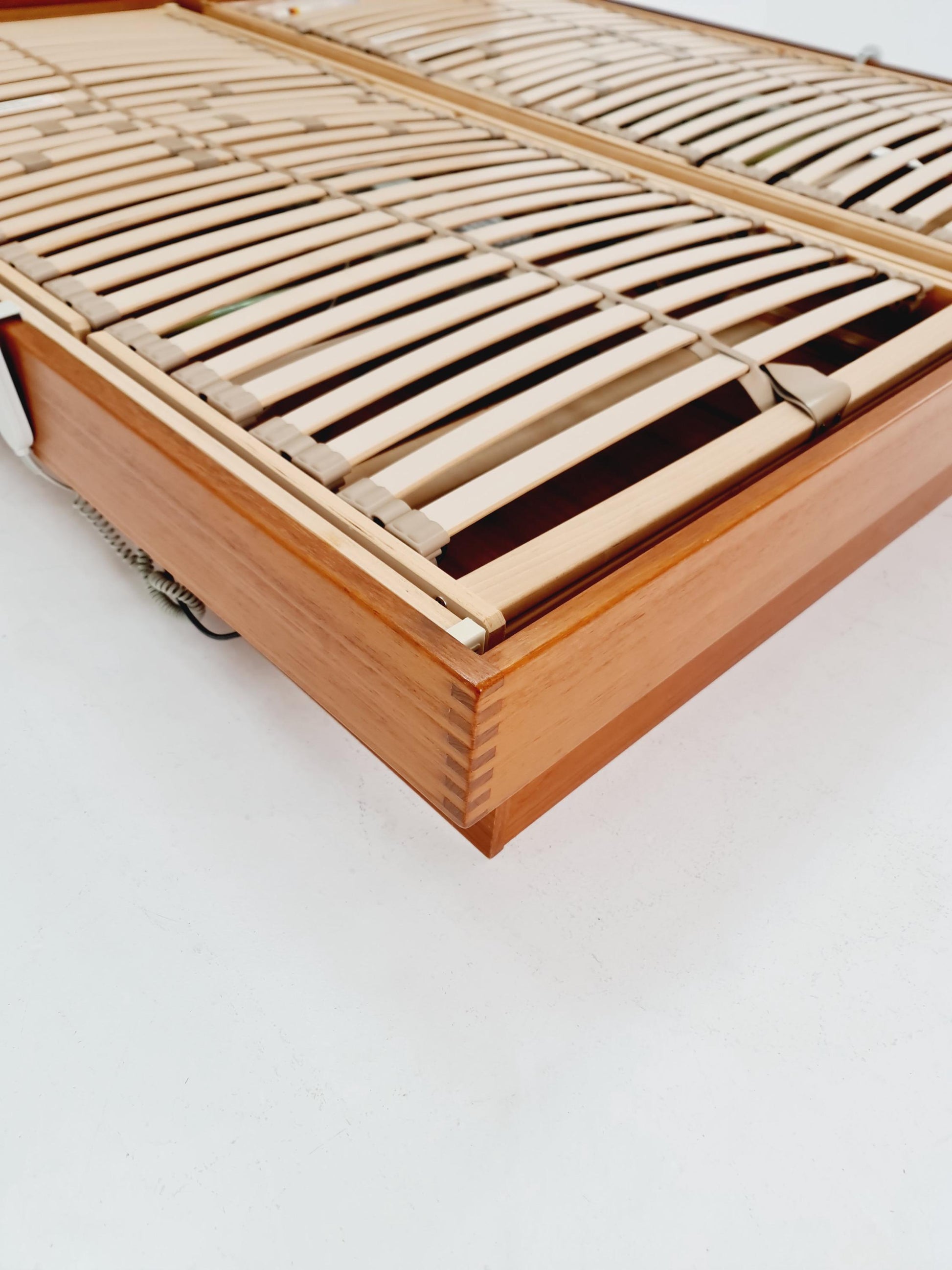 Exquisite Mid-Century Modern Danish Teak double Bed King Size 1970s