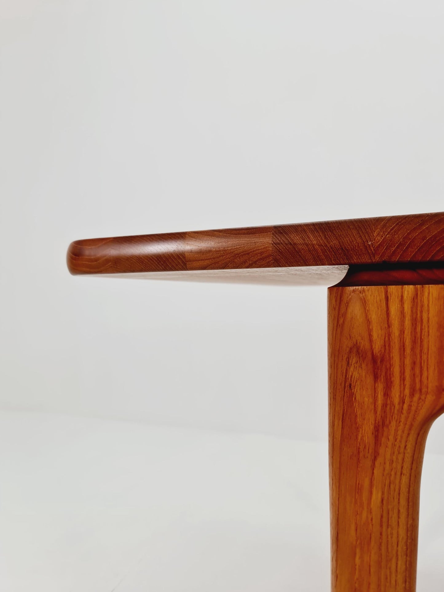 Rare Solid Teak Danish Dining Table by Glostrup | High-End Scandinavian Modern | Double Extension Leaf | 1960s Vintage