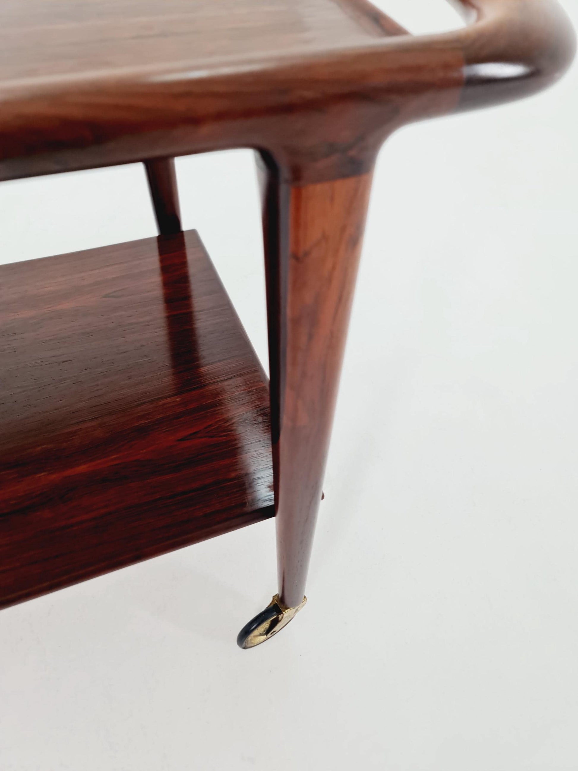 Rare Vintage mid century danish trolly in Rosewood / bar cart By Niels Otto Møller , 1960s