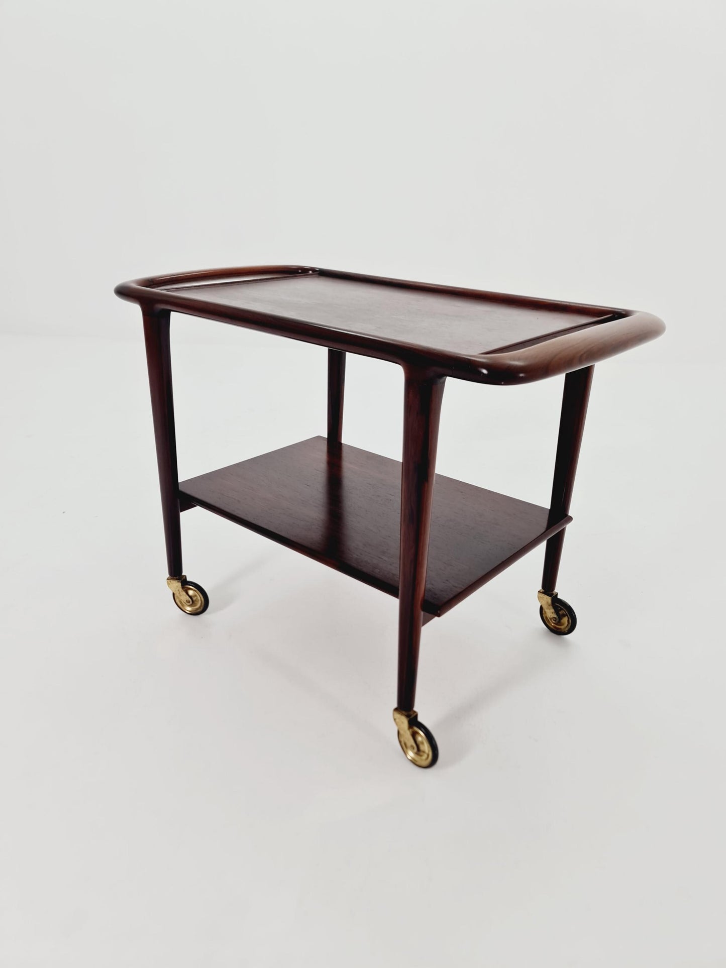 Rare Vintage mid century danish trolly in Rosewood / bar cart By Niels Otto Møller , 1960s