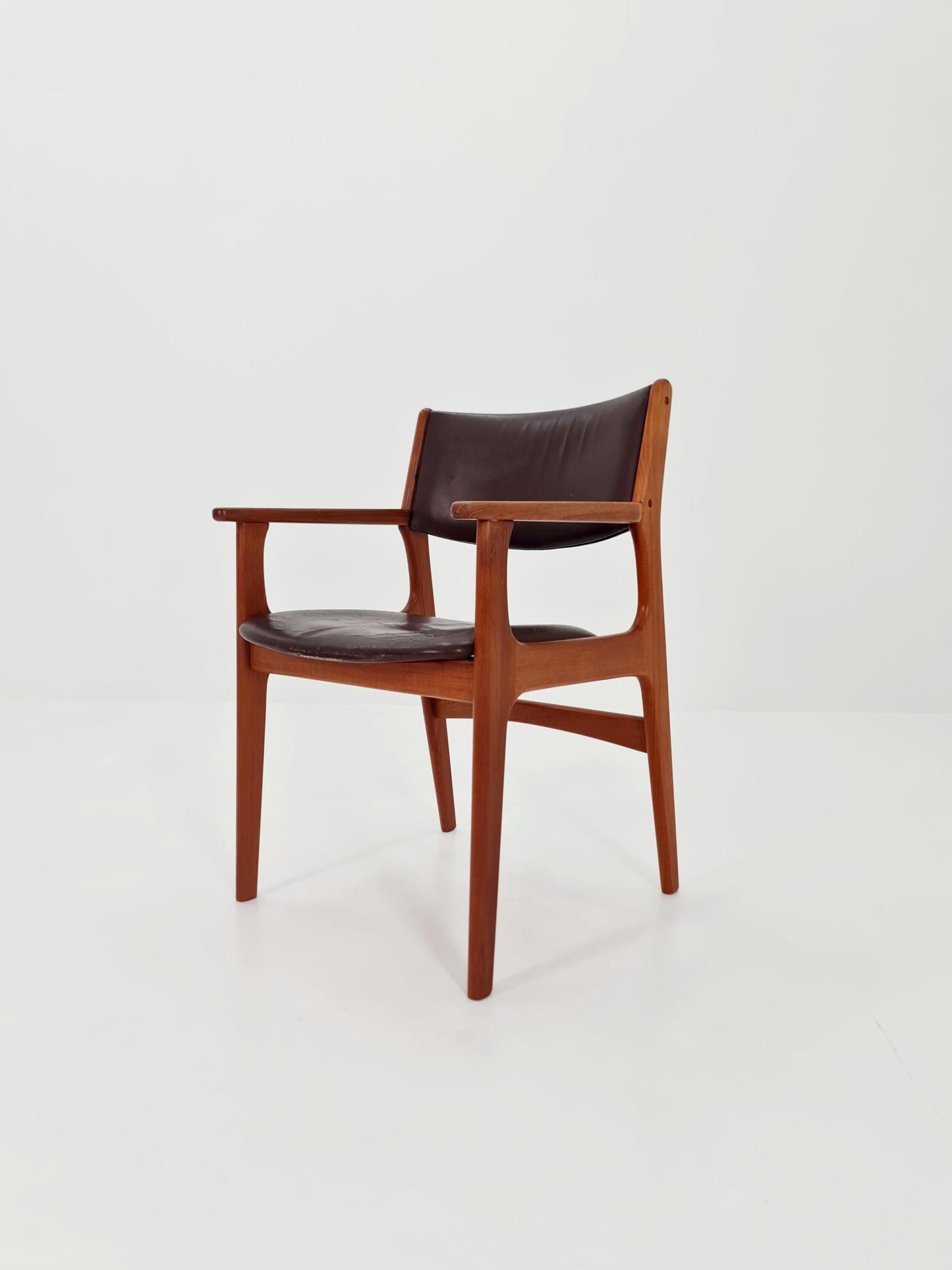 Danish Rare Teak Armchair By Erik Buch for Orum , 1960s