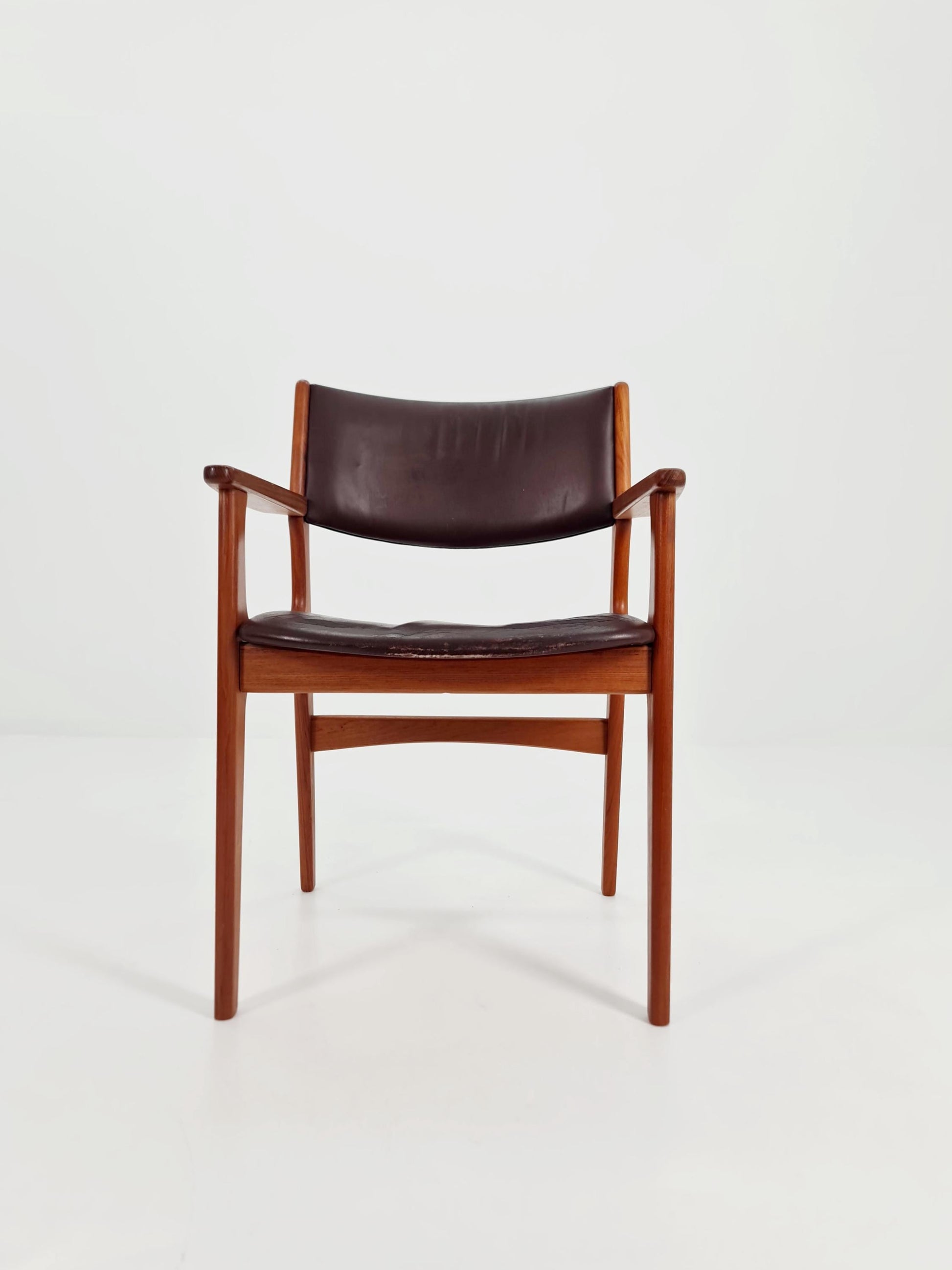 Danish Rare Teak Armchair By Erik Buch for Orum , 1960s