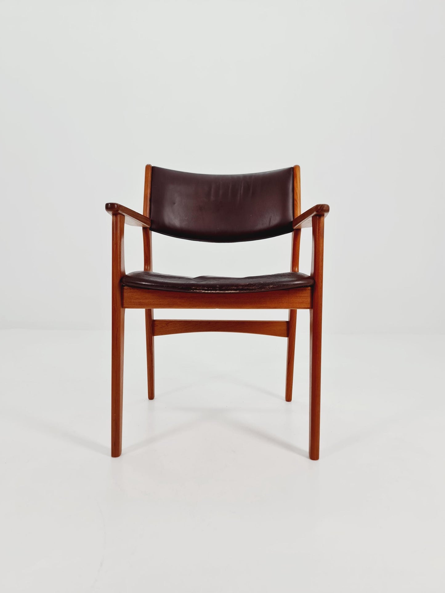 Danish Rare Teak Armchair By Erik Buch for Orum , 1960s