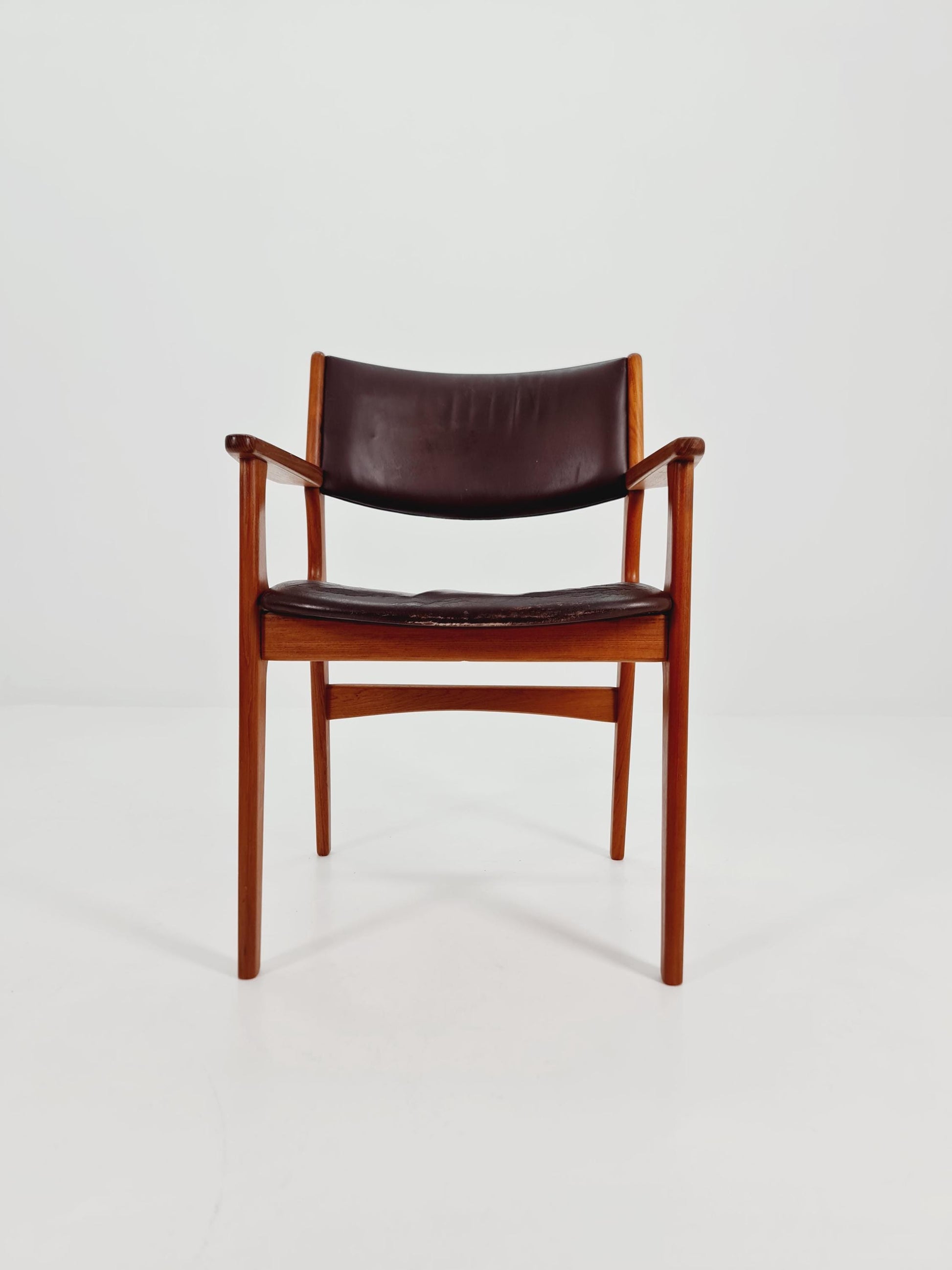 Danish Rare Teak Armchair By Erik Buch for Orum , 1960s