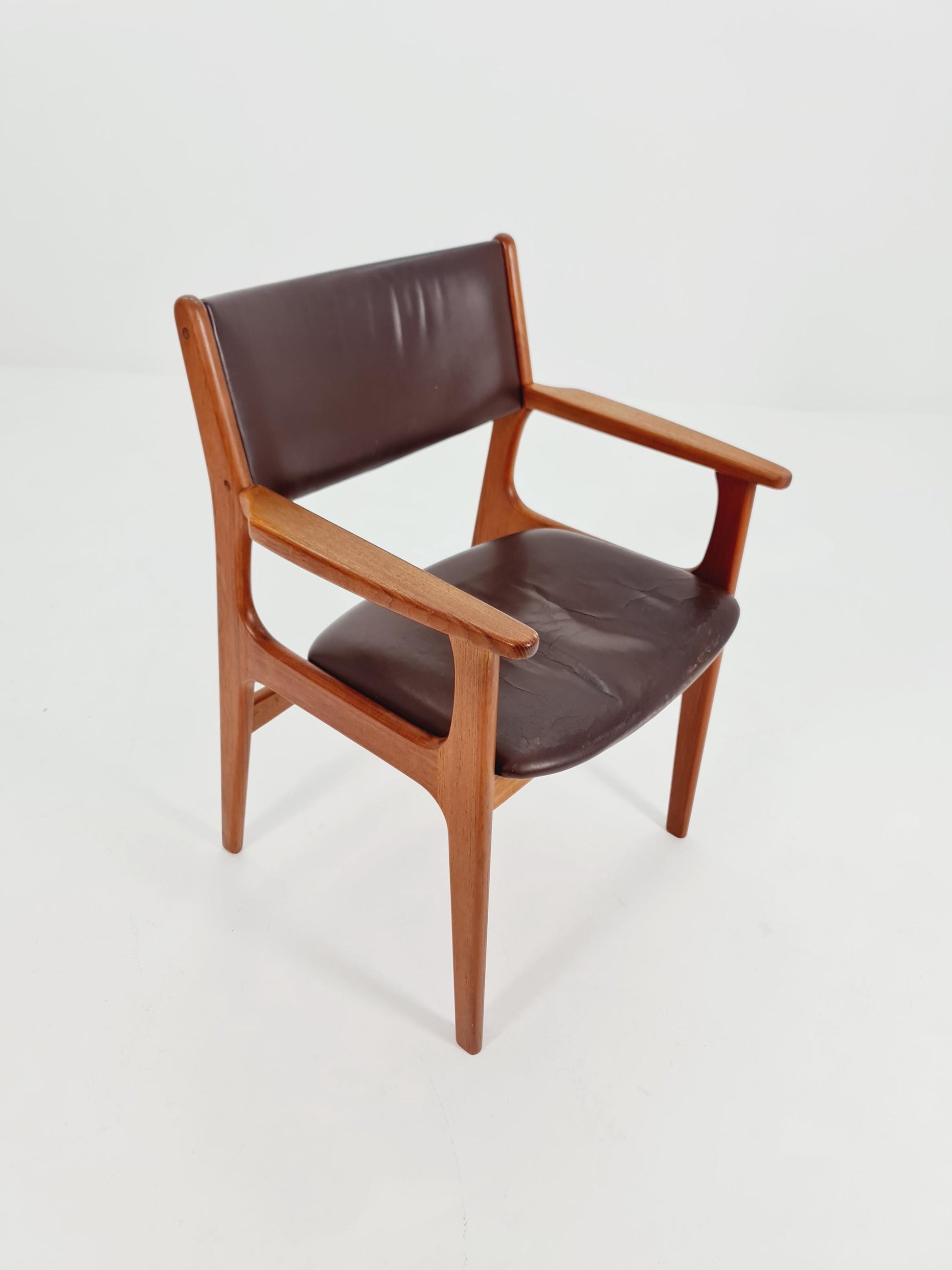 Danish Rare Teak Armchair By Erik Buch for Orum , 1960s