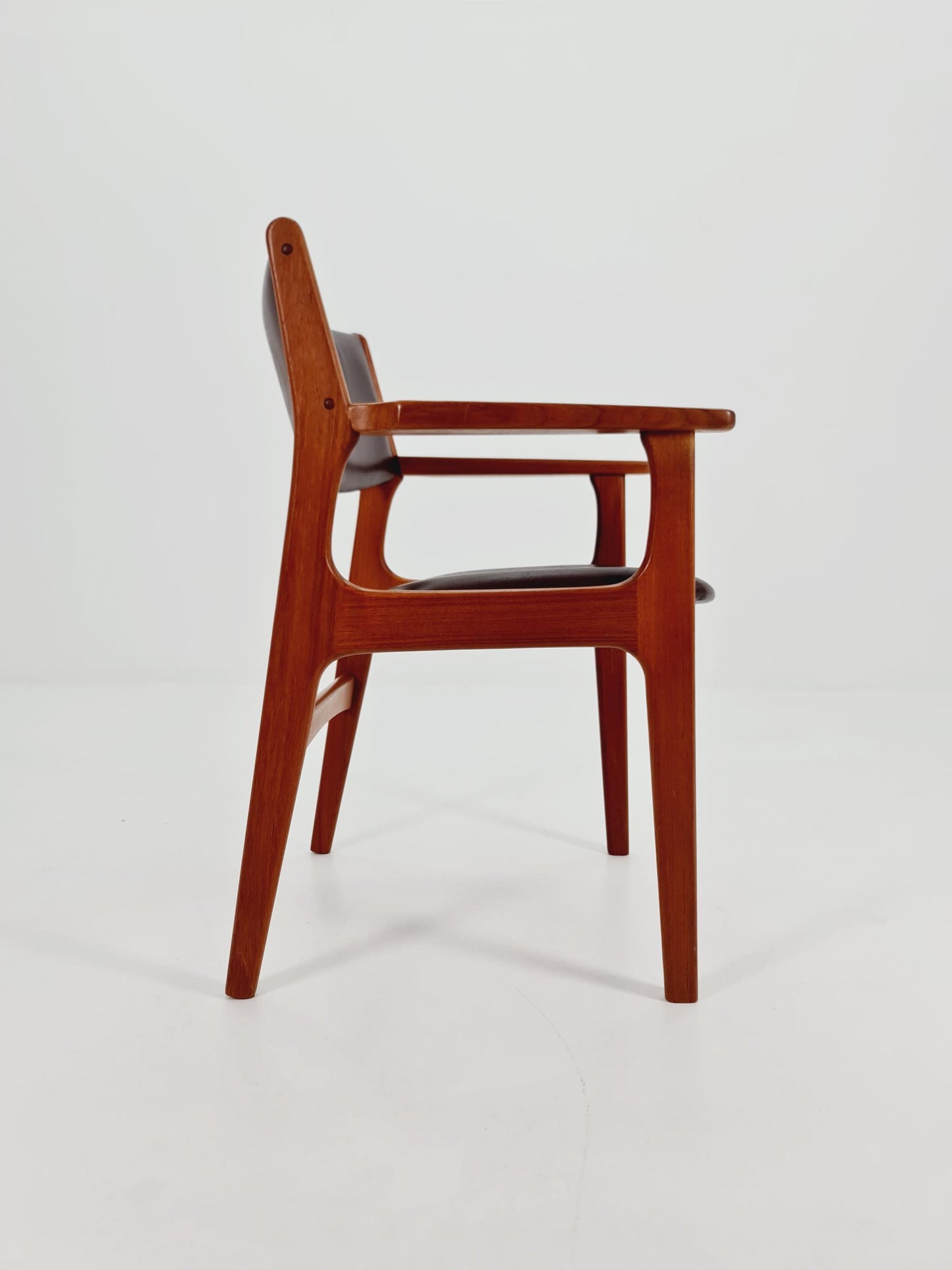 Danish Rare Teak Armchair By Erik Buch for Orum , 1960s
