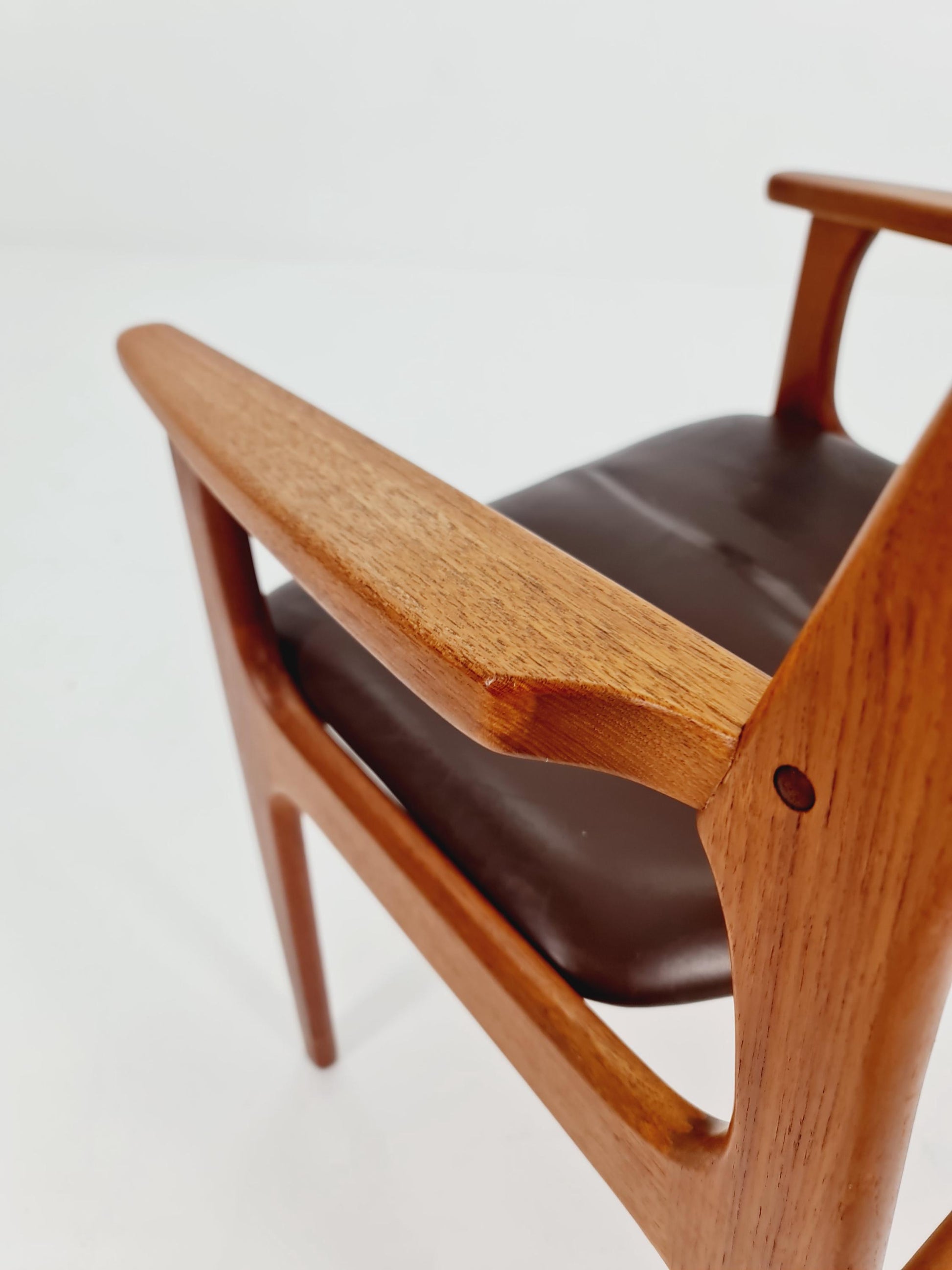 Danish Rare Teak Armchair By Erik Buch for Orum , 1960s