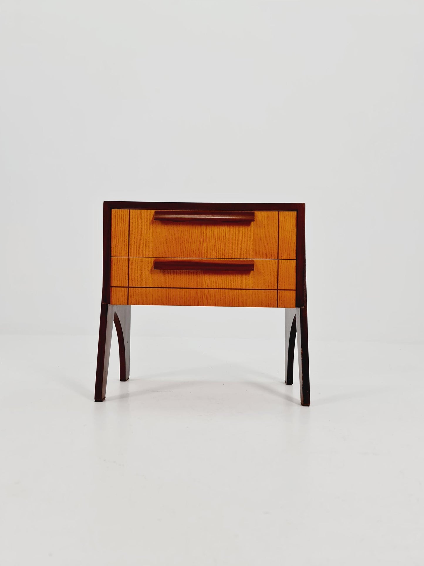 Midcentury German teak Side table/ Bedside table, 1960s