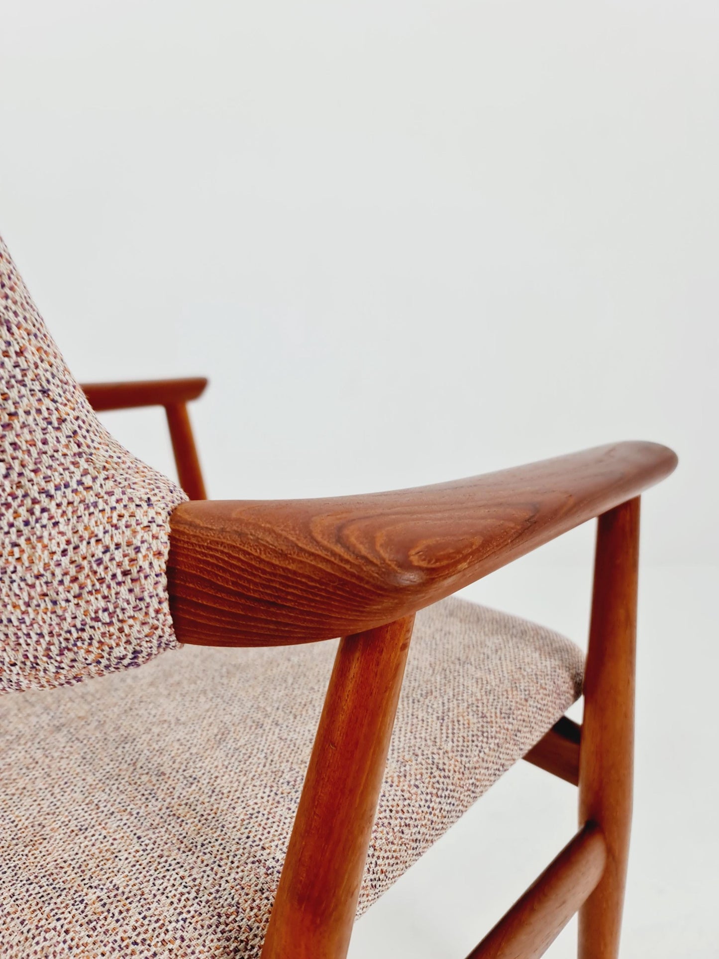 Mid century Danish Teak armchair by ERIK KIRKEGAARD for Glostrup from the 60s