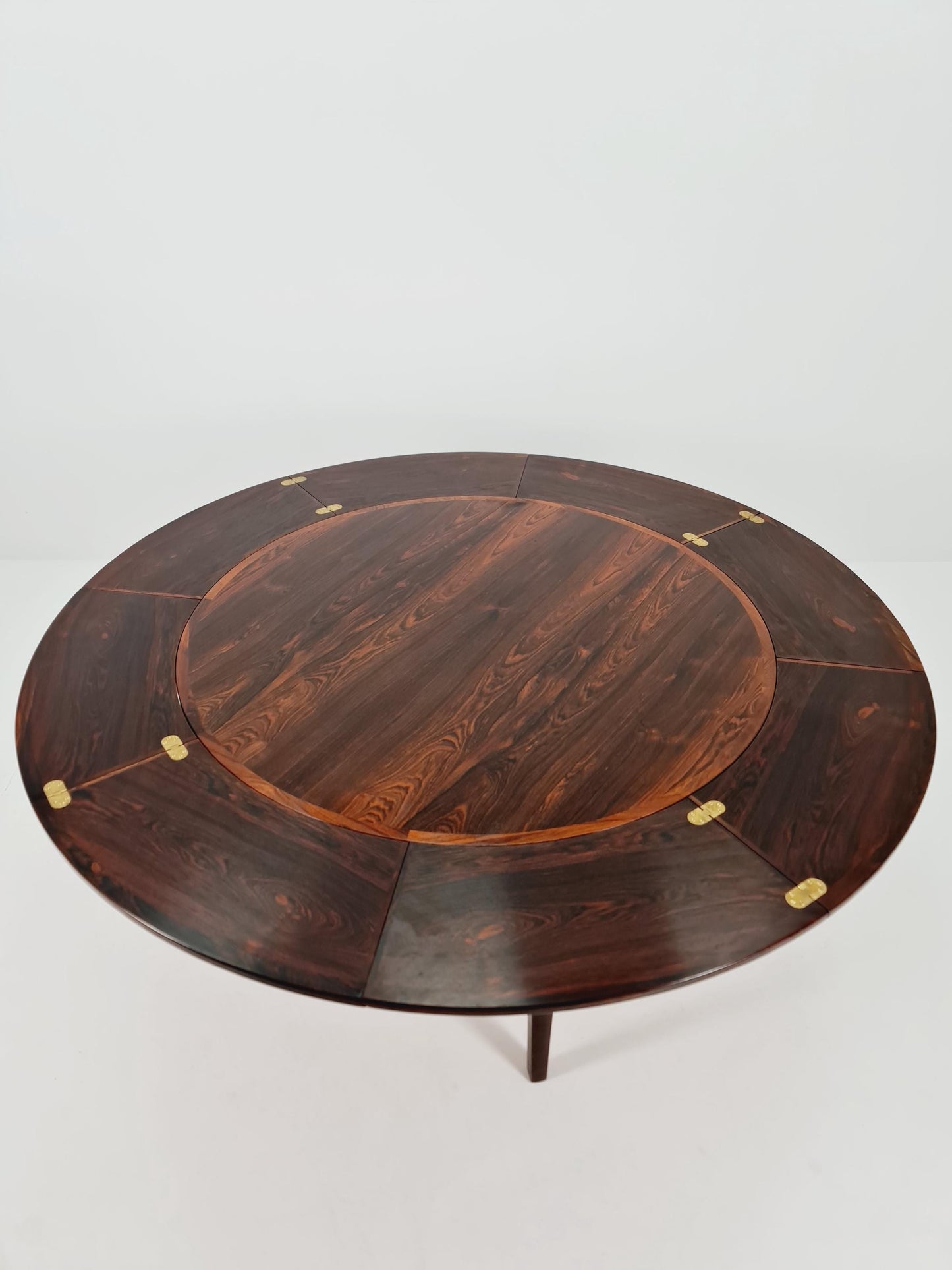 Iconic Danish Mid-Century Modern "Flip-Flap" Lotus Dining Table by Dyrlund 1960s