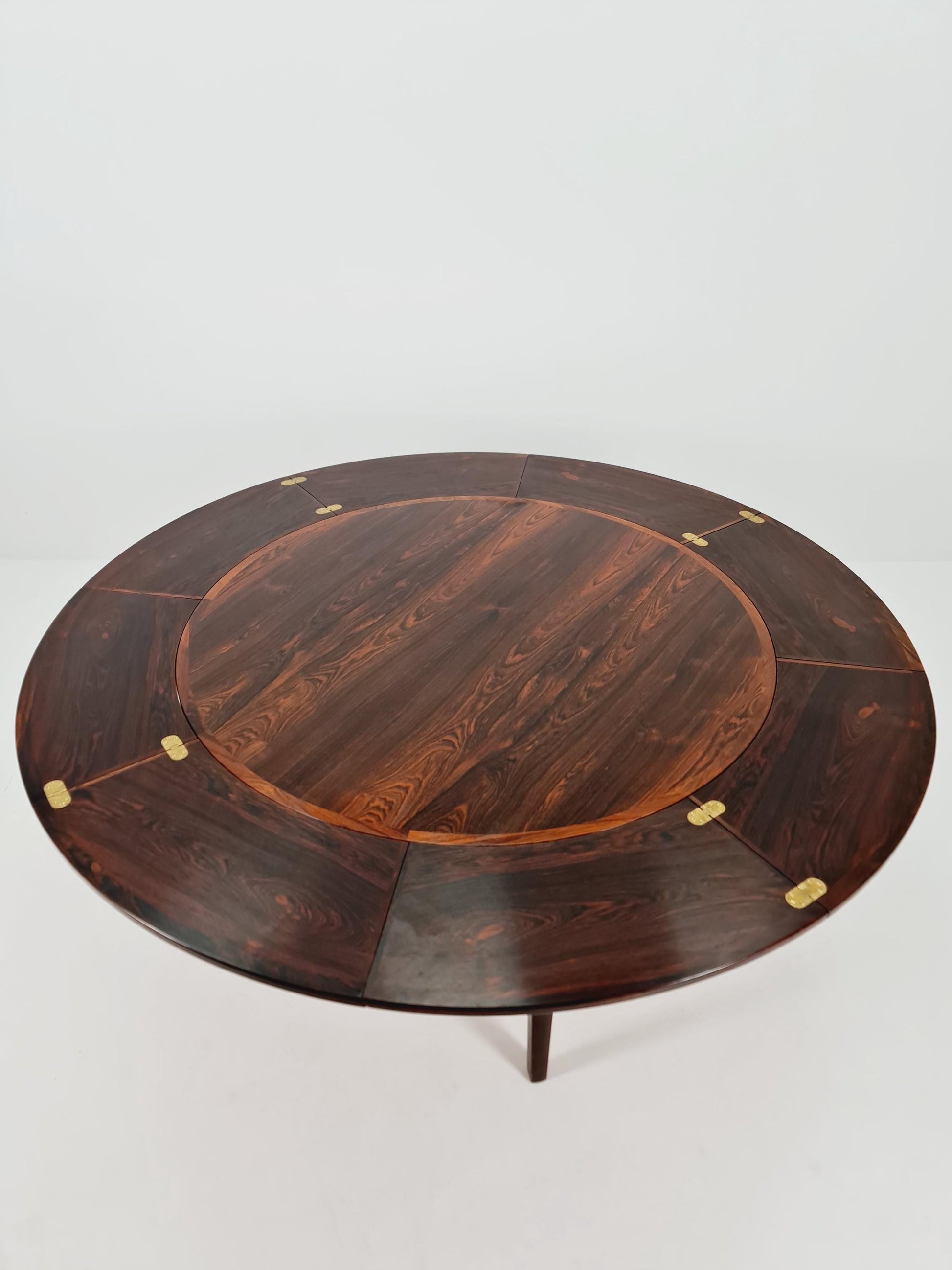 Iconic Danish Mid-Century Modern "Flip-Flap" Lotus Dining Table by Dyrlund 1960s