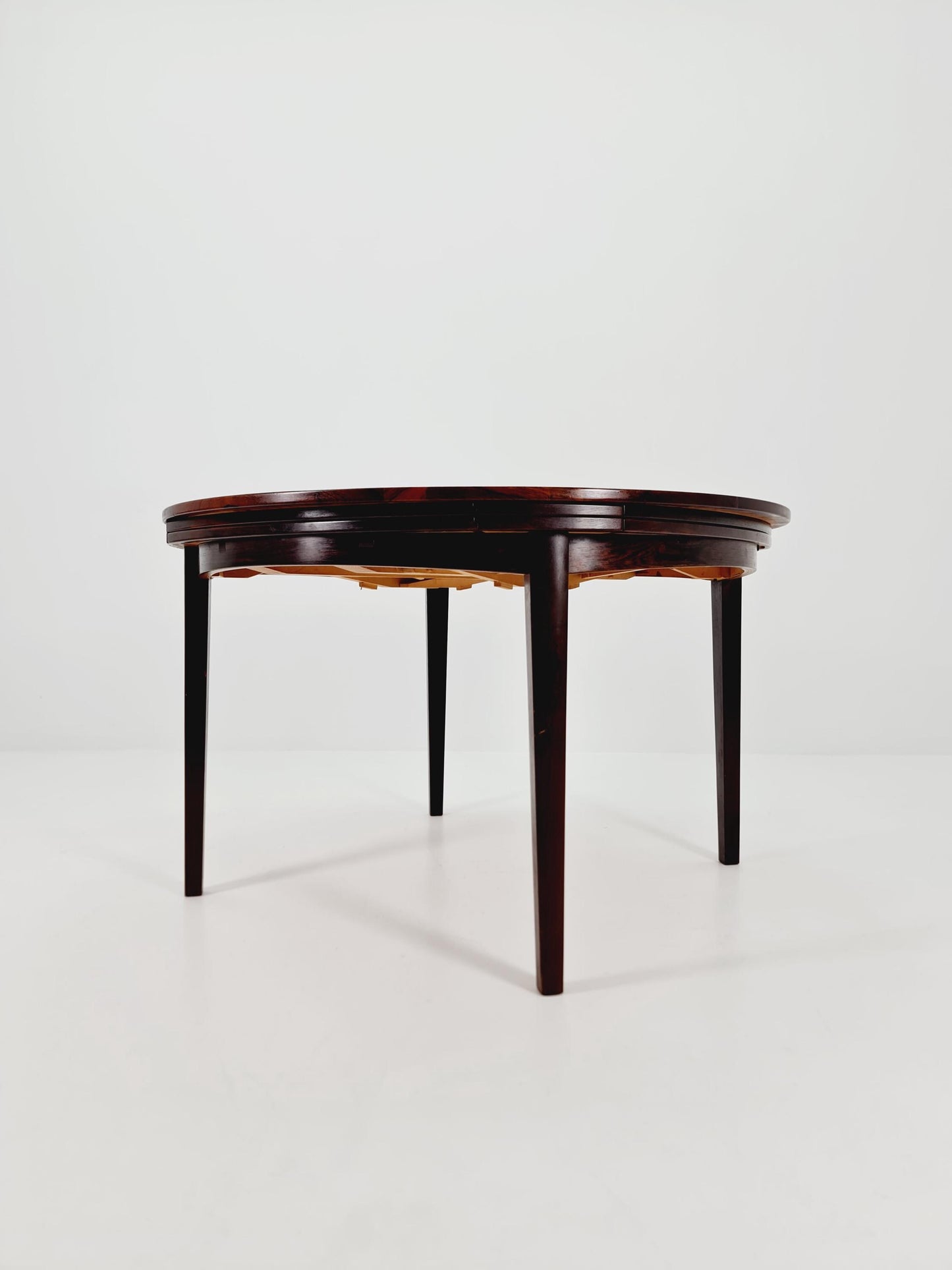 Iconic Danish Mid-Century Modern "Flip-Flap" Lotus Dining Table by Dyrlund 1960s