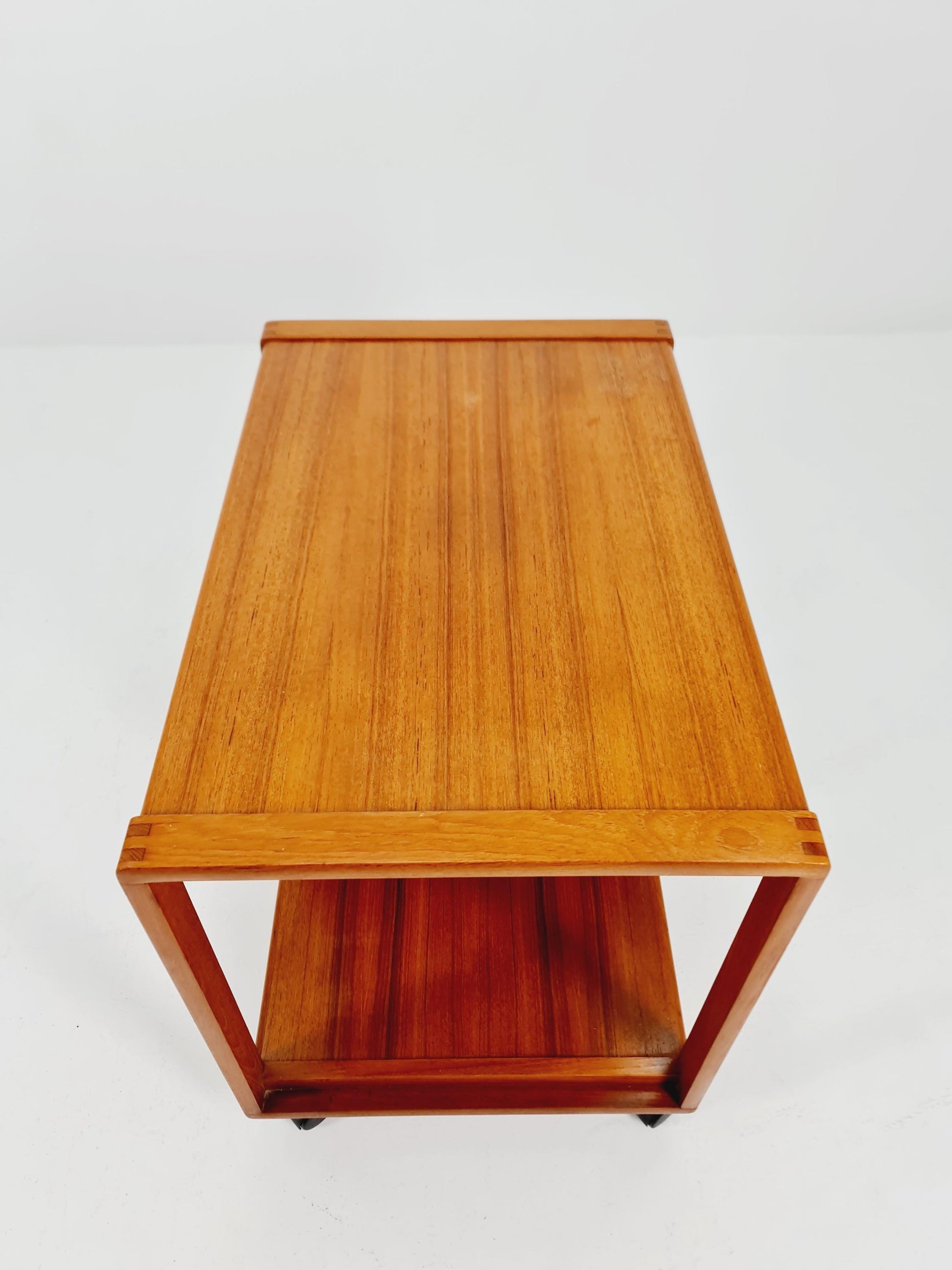 Vintage mid century danish trolley in teak Sideboard / bar cart By Salling Stolefabrik, 1960s