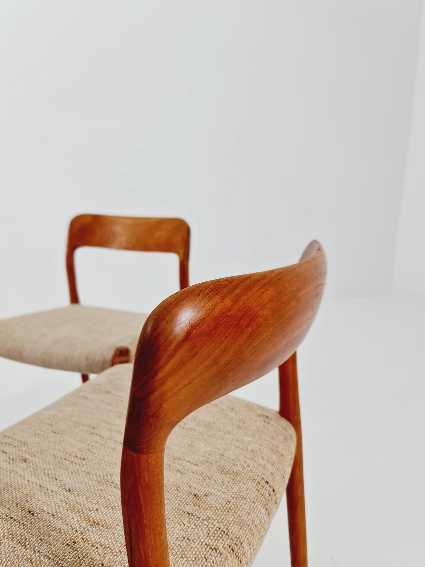 MidCentury Danish Teak Dining Chairs Niels O.Moller, 1960s, set of 4