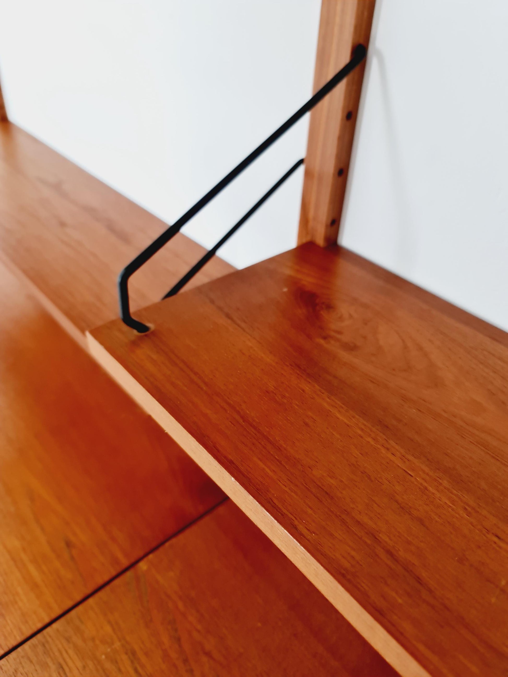Big Mid century Danish Teak Wall Unit with 5 cabinets by Poul Cadovius for Cado, Denmark, 1960s