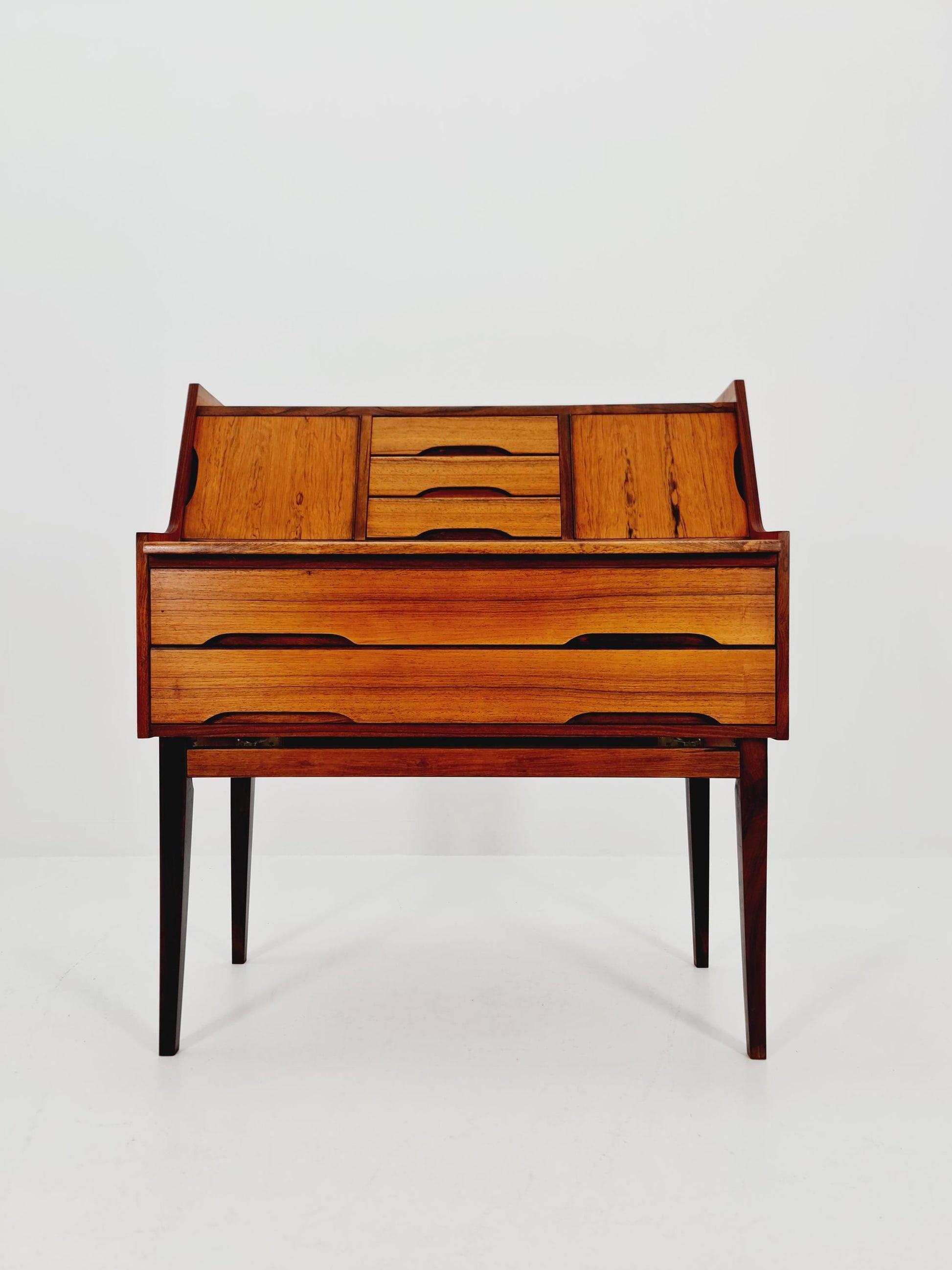 Super Rare Midcentury Secretary Desk Rosewood , Denmark, 1960's