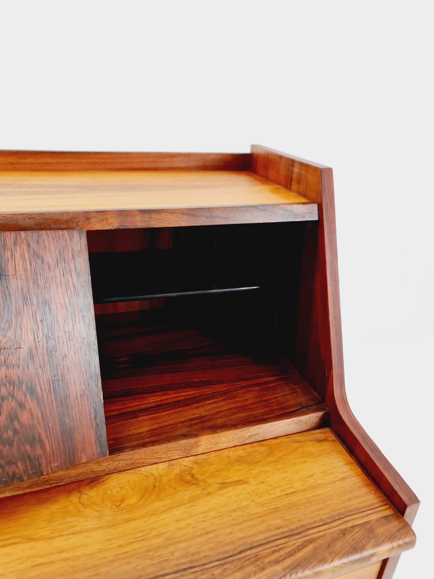 Super Rare Midcentury Secretary Desk Rosewood , Denmark, 1960's