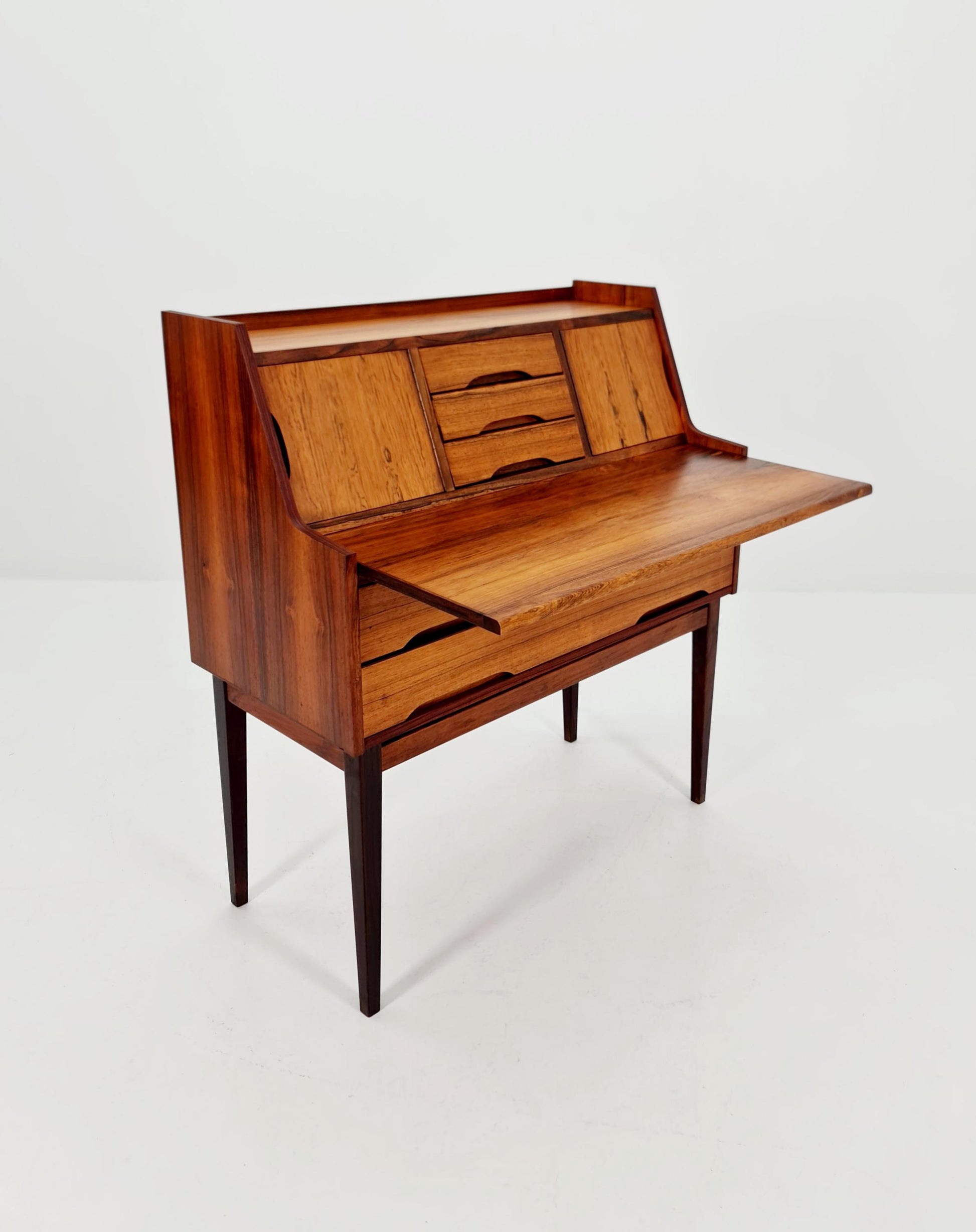 Super Rare Midcentury Secretary Desk Rosewood , Denmark, 1960's