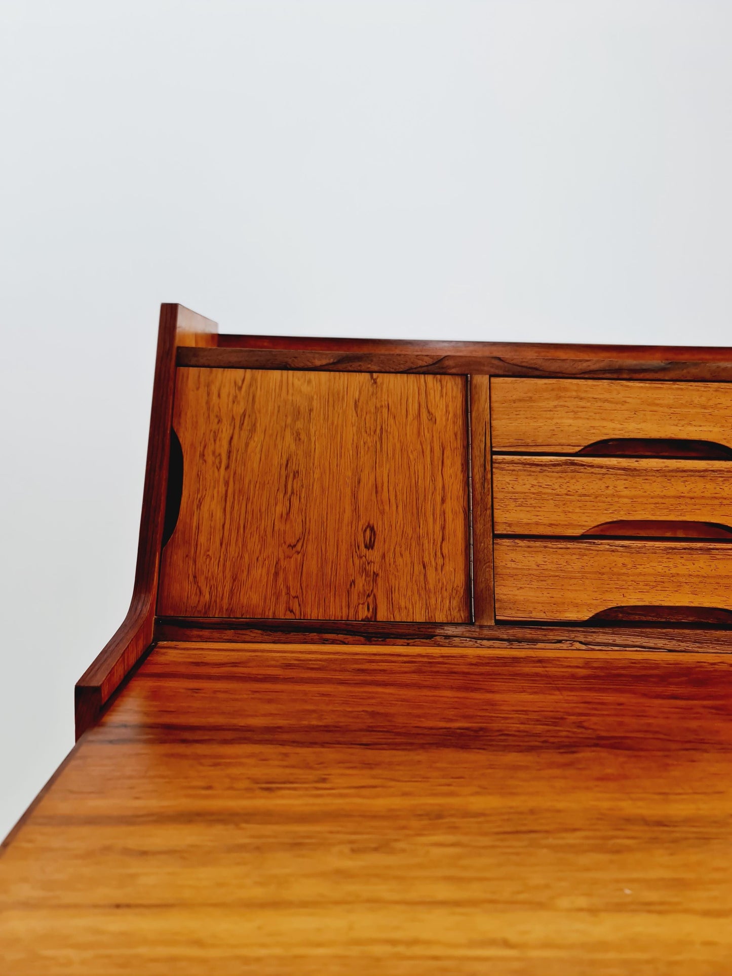 Super Rare Midcentury Secretary Desk Rosewood , Denmark, 1960's