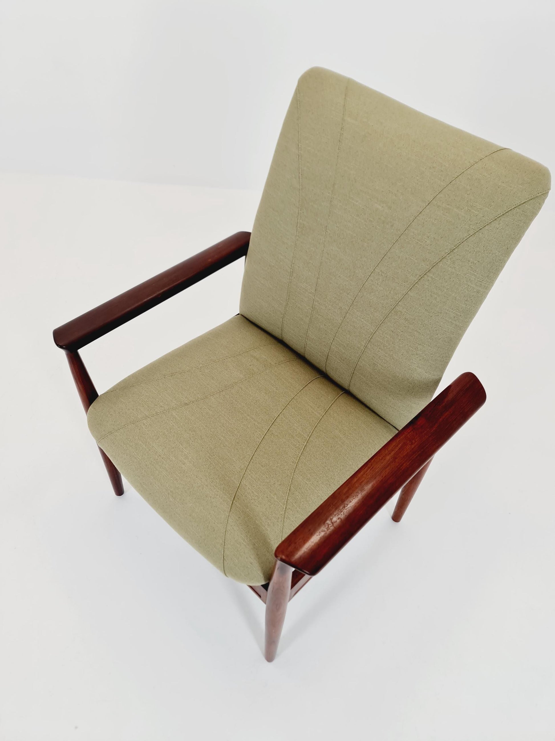 Danish Rare Rose wood Armchair By Finn Juhl For Cado Model 209 Diplomat, 1960s