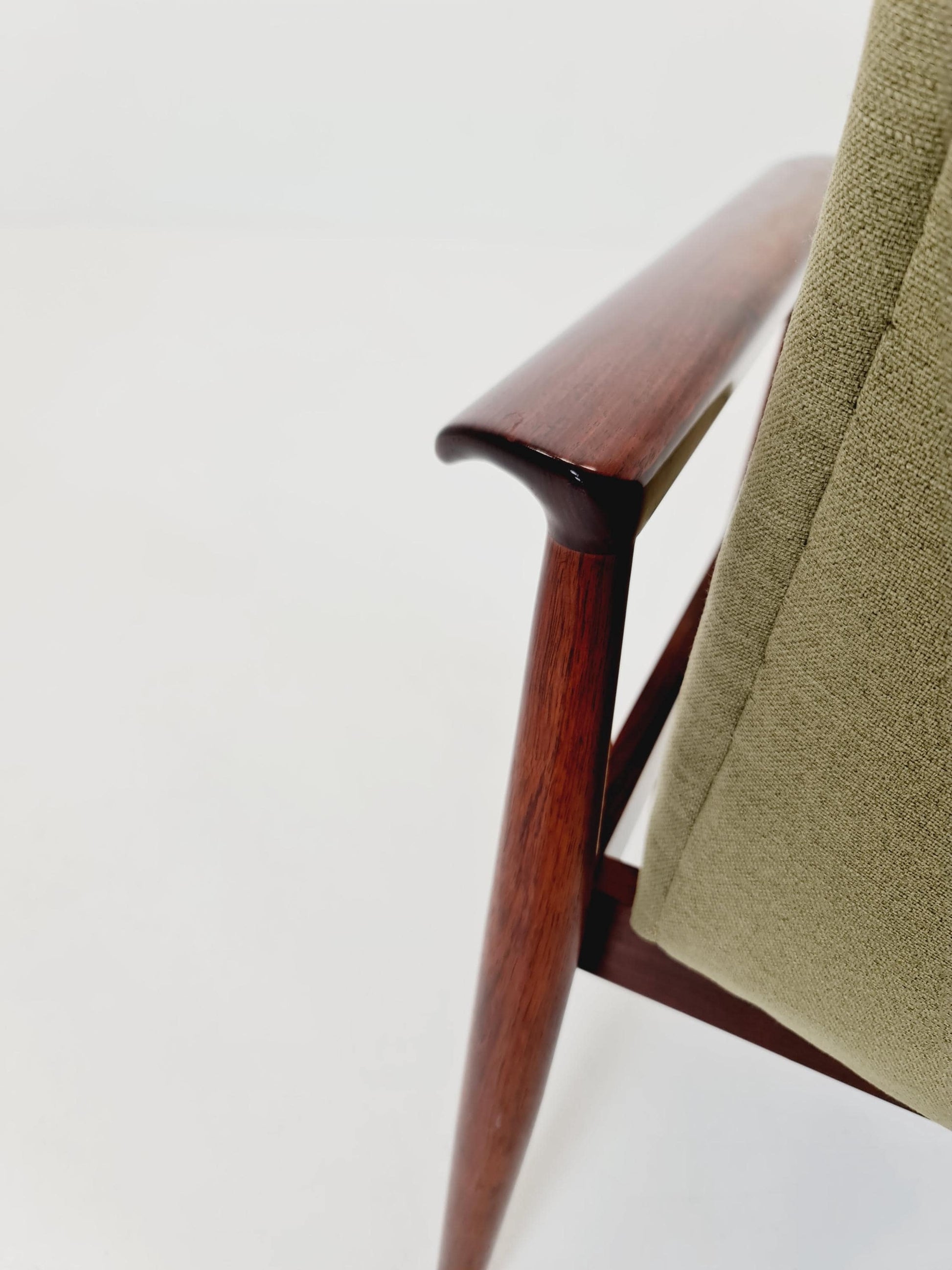 Danish Rare Rose wood Armchair By Finn Juhl For Cado Model 209 Diplomat, 1960s