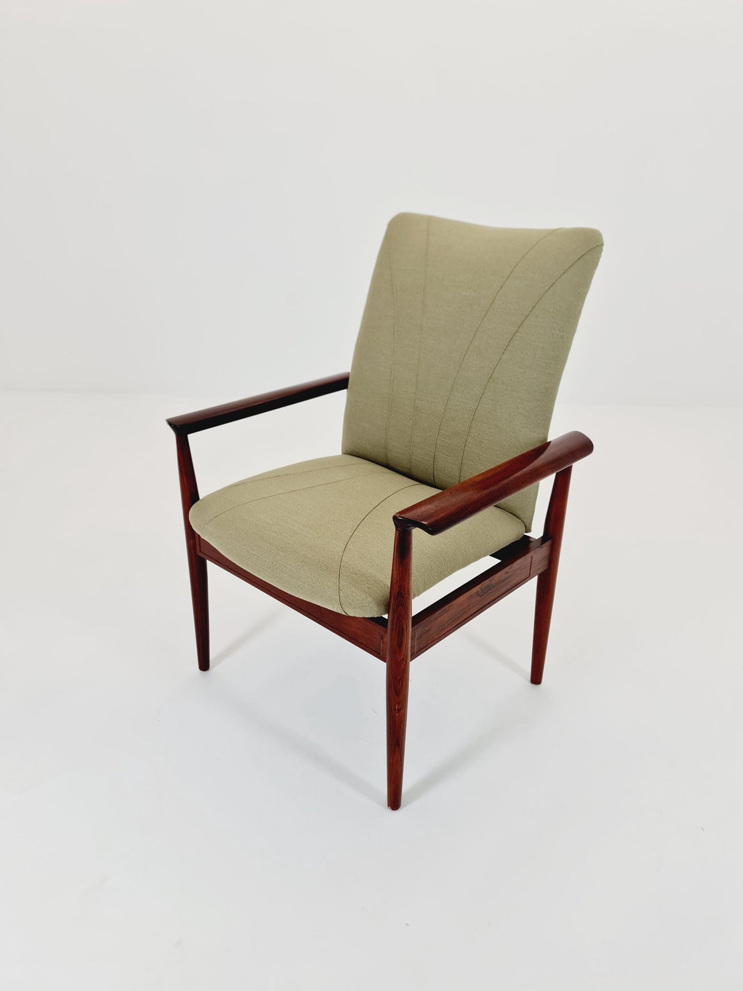 Danish Rare Rose wood Armchair By Finn Juhl For Cado Model 209 Diplomat, 1960s