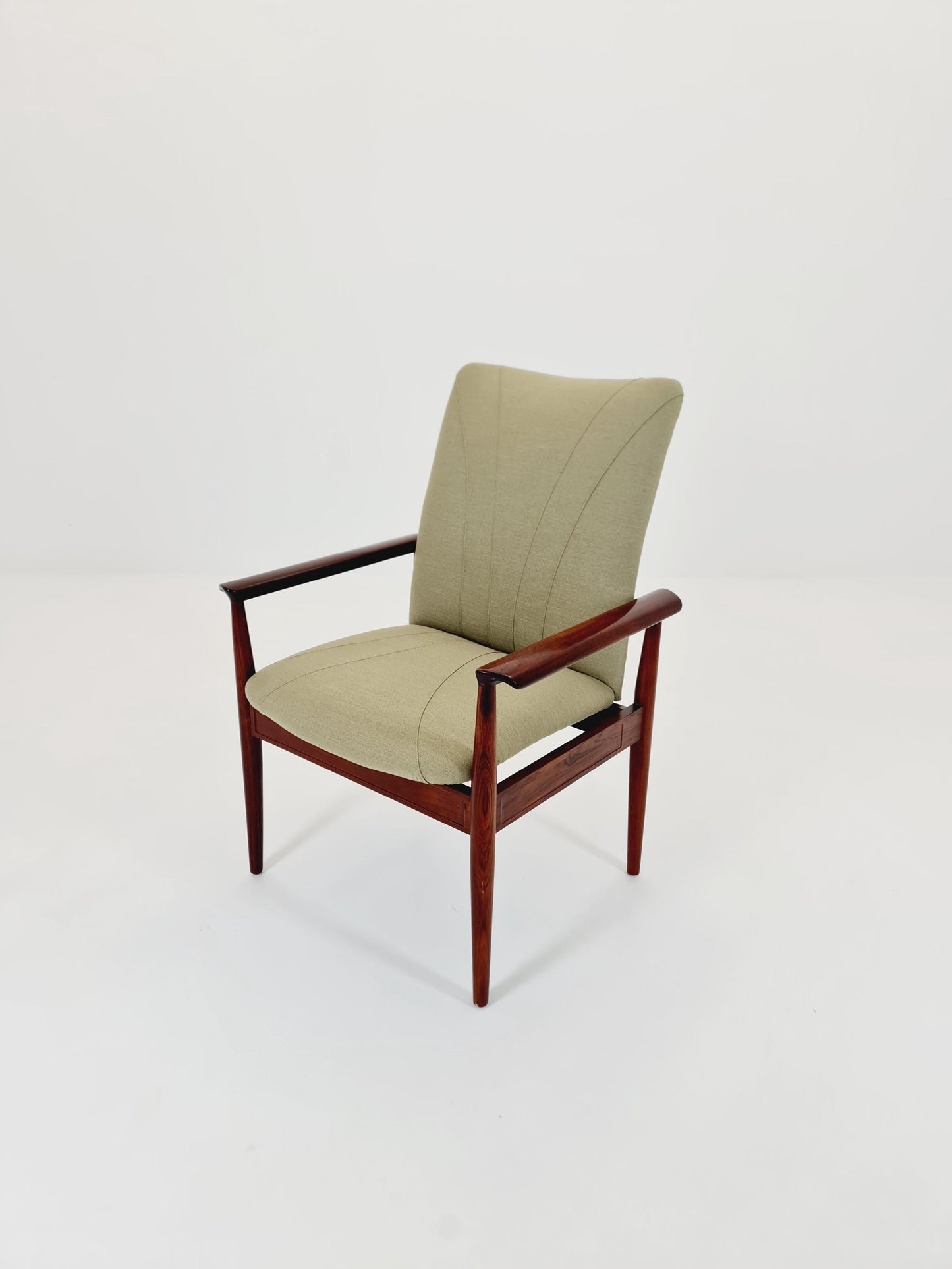 Danish Rare Rose wood Armchair By Finn Juhl For Cado Model 209 Diplomat, 1960s