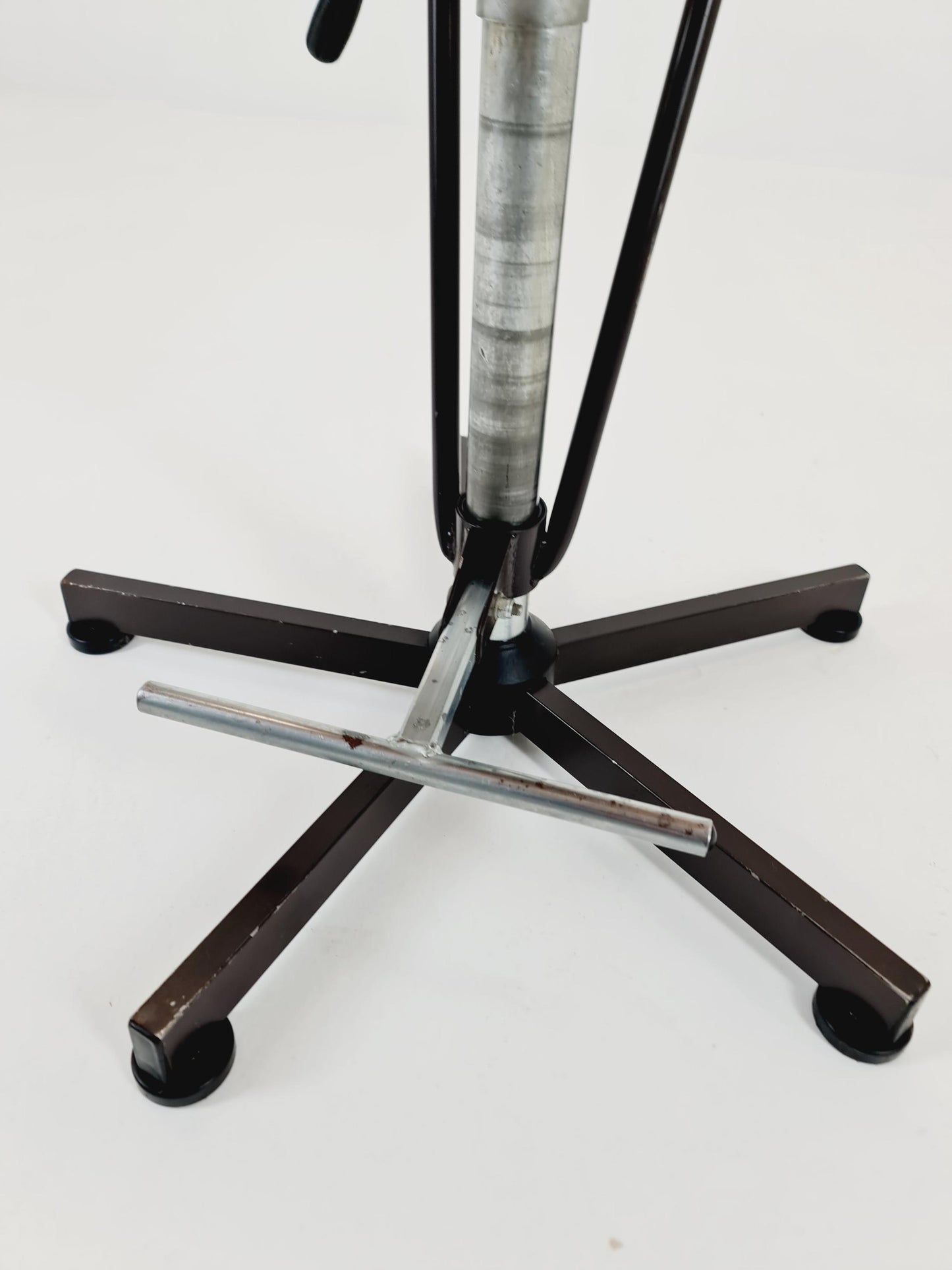 1of 2 Bauhaus swivel office/Bar chair in solid wood By Bima 1960s