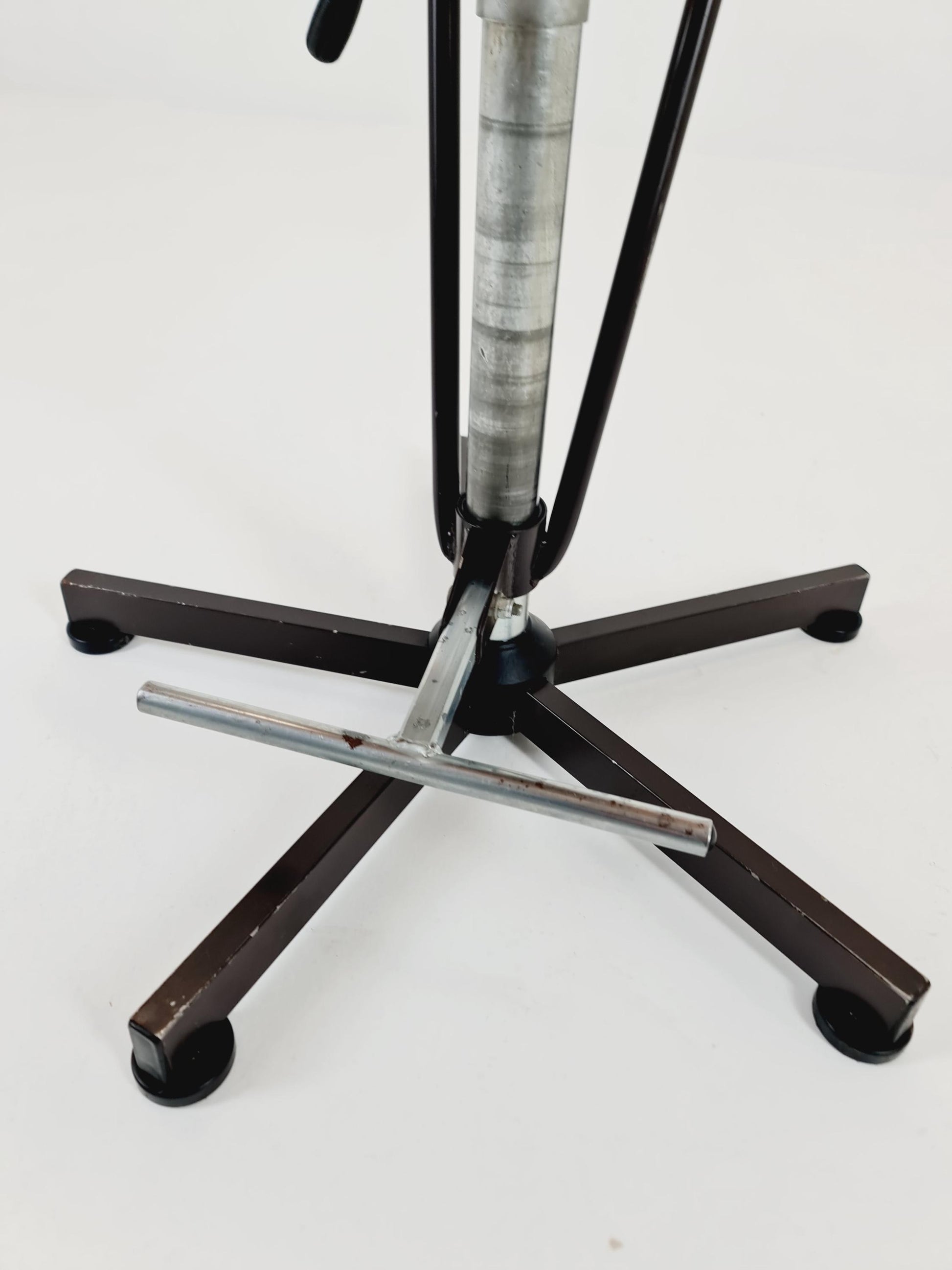1of 2 Bauhaus swivel office/Bar chair in solid wood By Bima 1960s