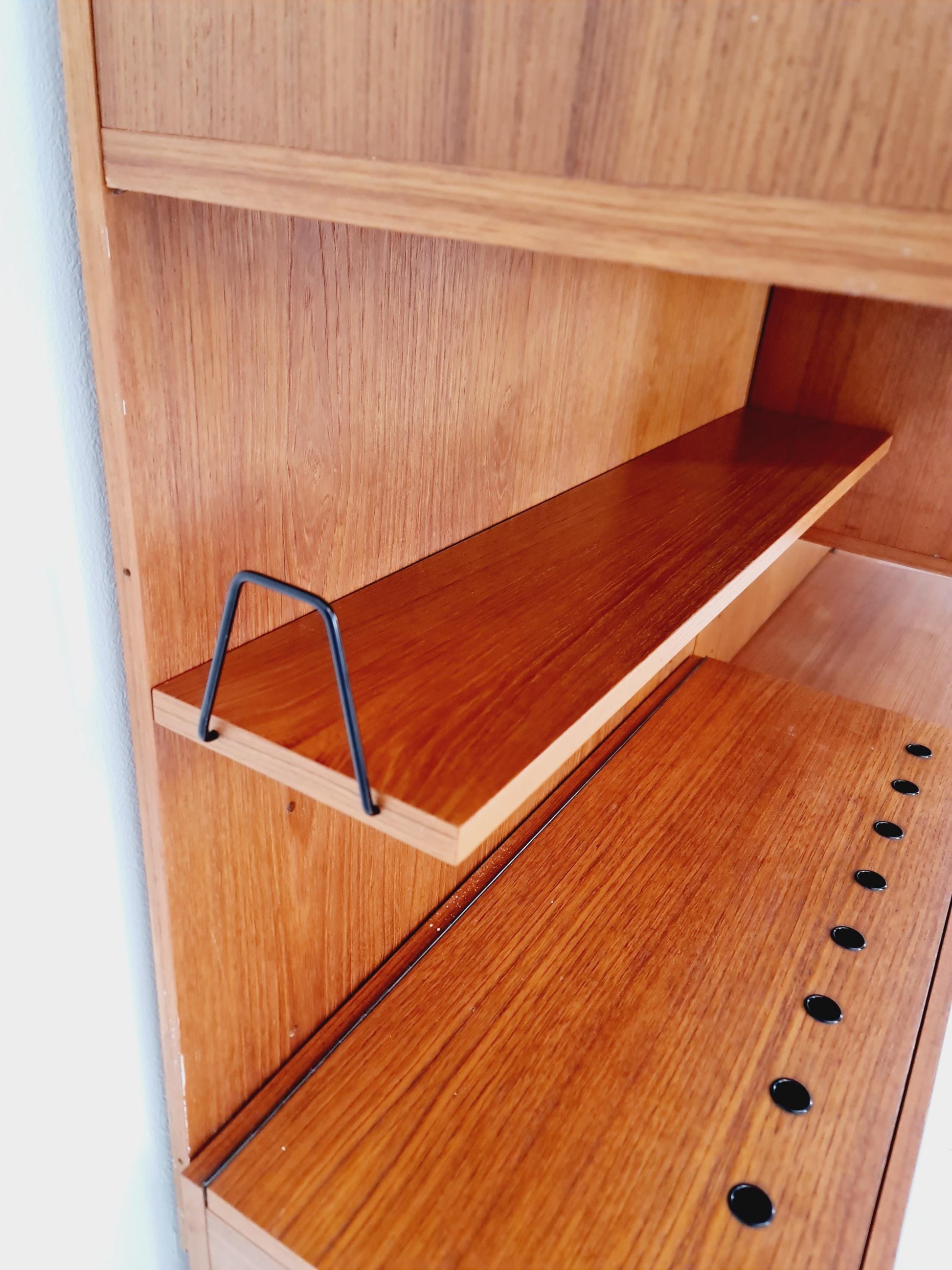 Rare German shelf-system by Günter Renkel for Rego Twen in Teak 1950s