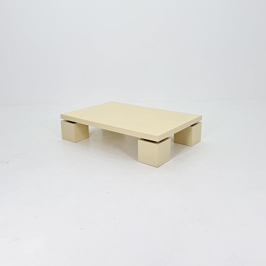 Mid century Postmodern Coffee Table by Willy Rizzo for Cidue, Italy 1970s,