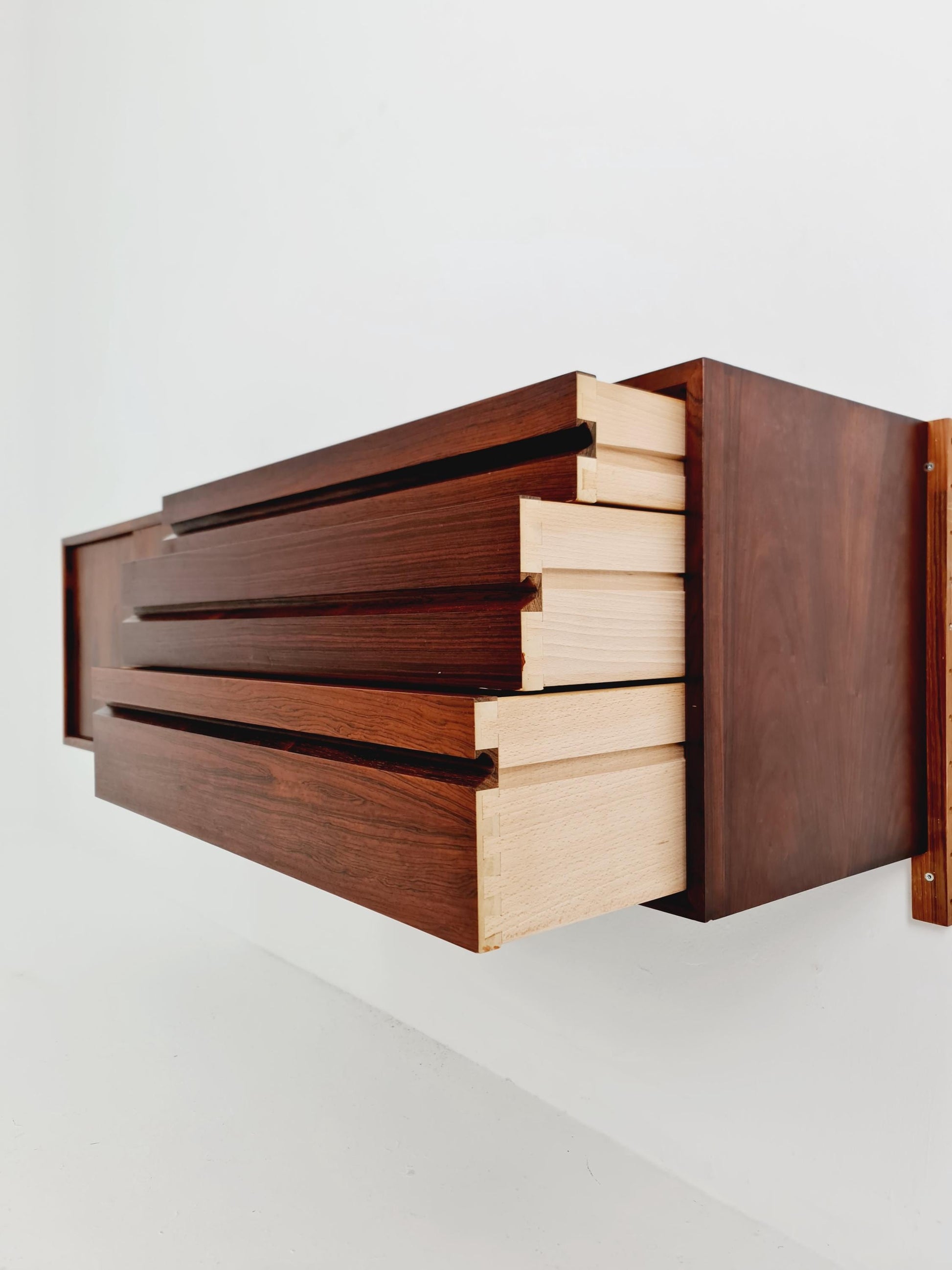 Mid century Danish Rosewood floating sideboard / 2 cabinets by Poul Cadovius for Royal, Denmark, 1960s