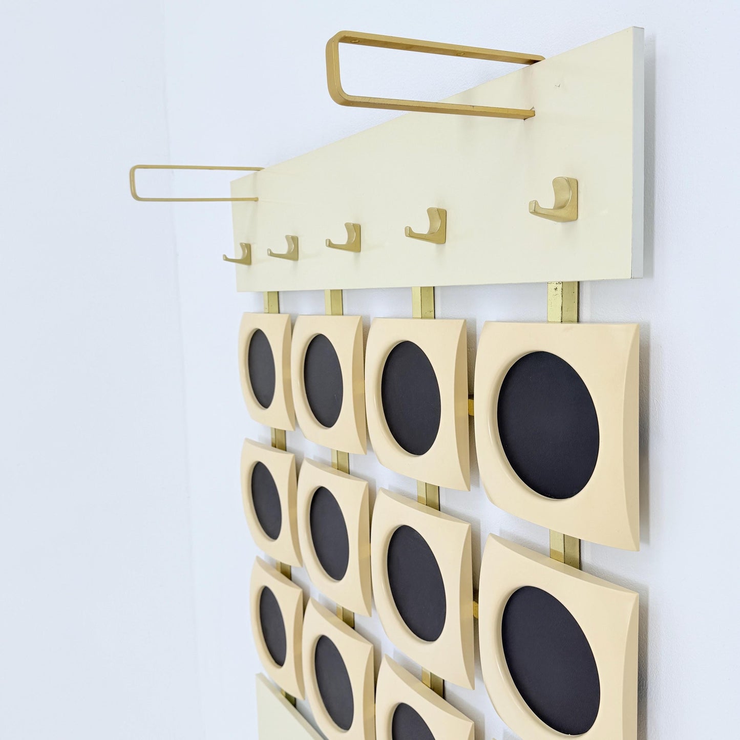 Mid Century Space Age Wall Coat Rack – Luigi Colani Style, Germany 1980s