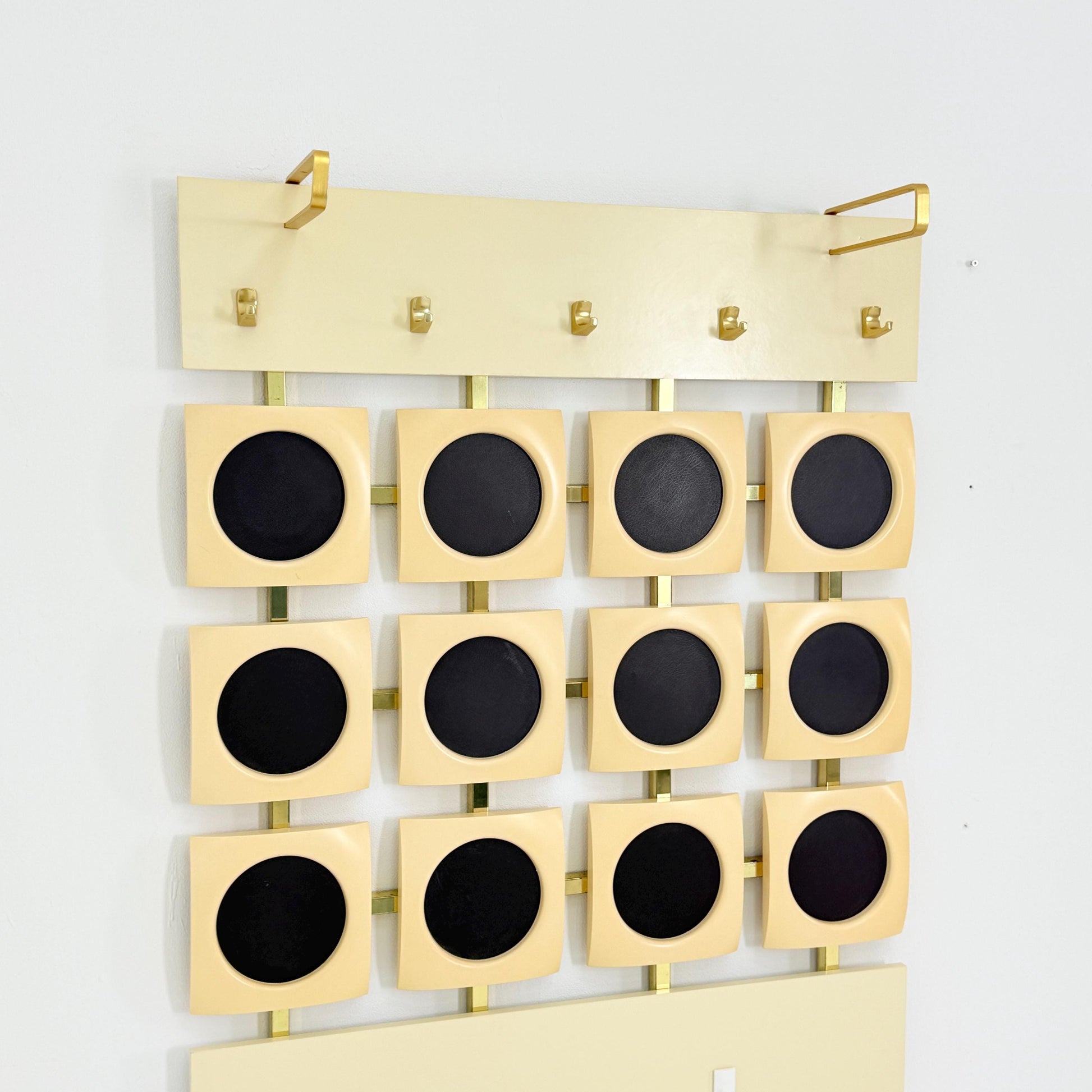 Mid Century Space Age Wall Coat Rack – Luigi Colani Style, Germany 1980s
