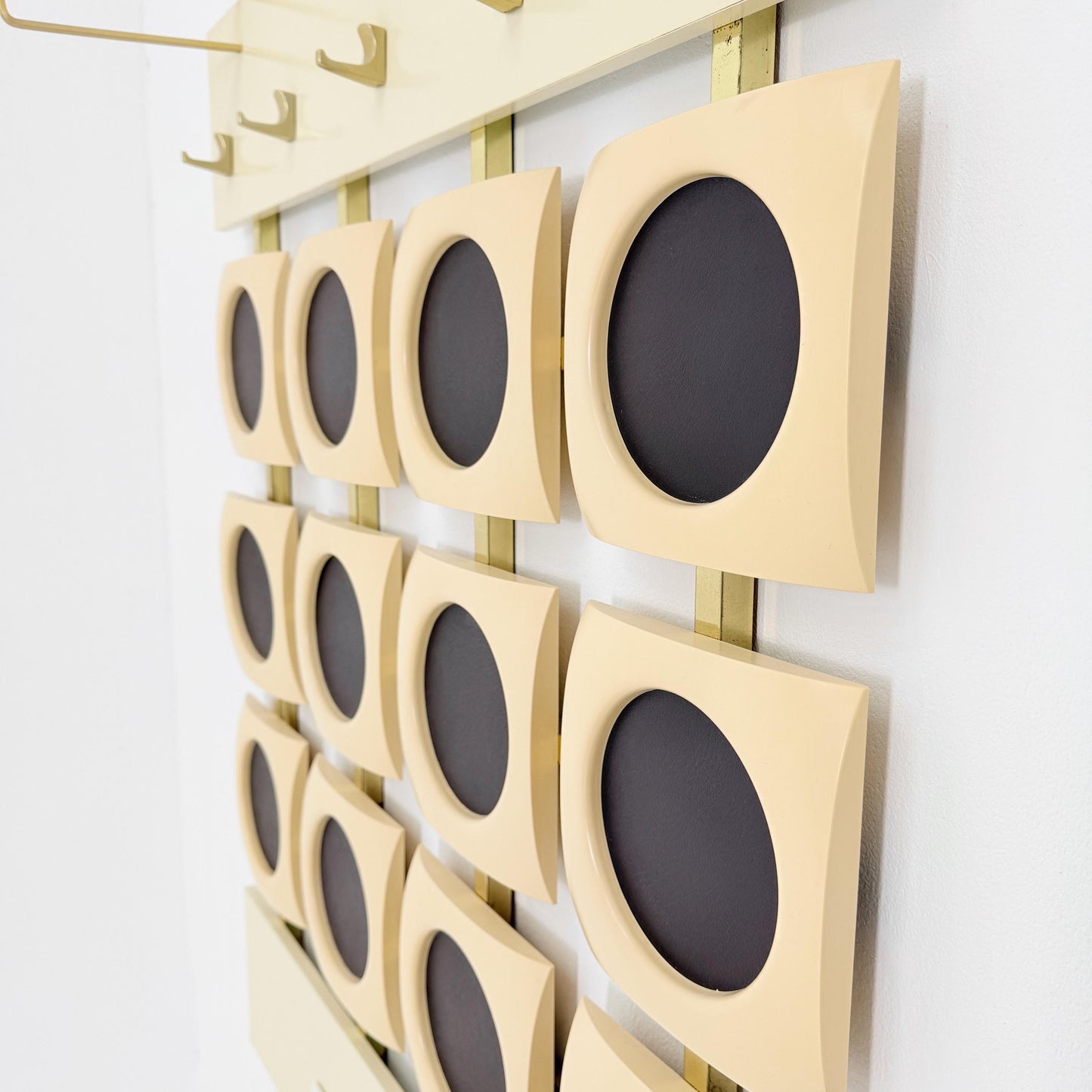 Mid Century Space Age Wall Coat Rack – Luigi Colani Style, Germany 1980s