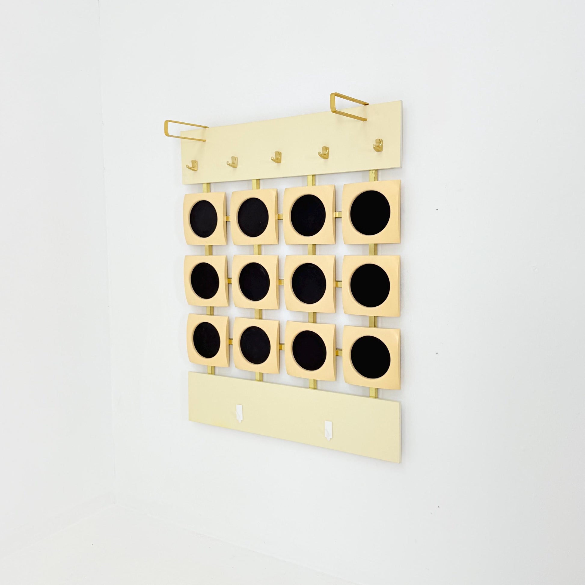 Mid Century Space Age Wall Coat Rack – Luigi Colani Style, Germany 1980s