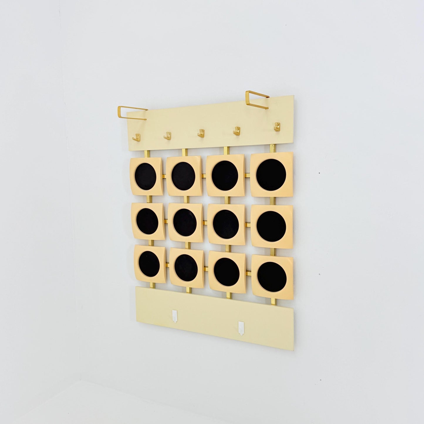 Mid Century Space Age Wall Coat Rack – Luigi Colani Style, Germany 1980s