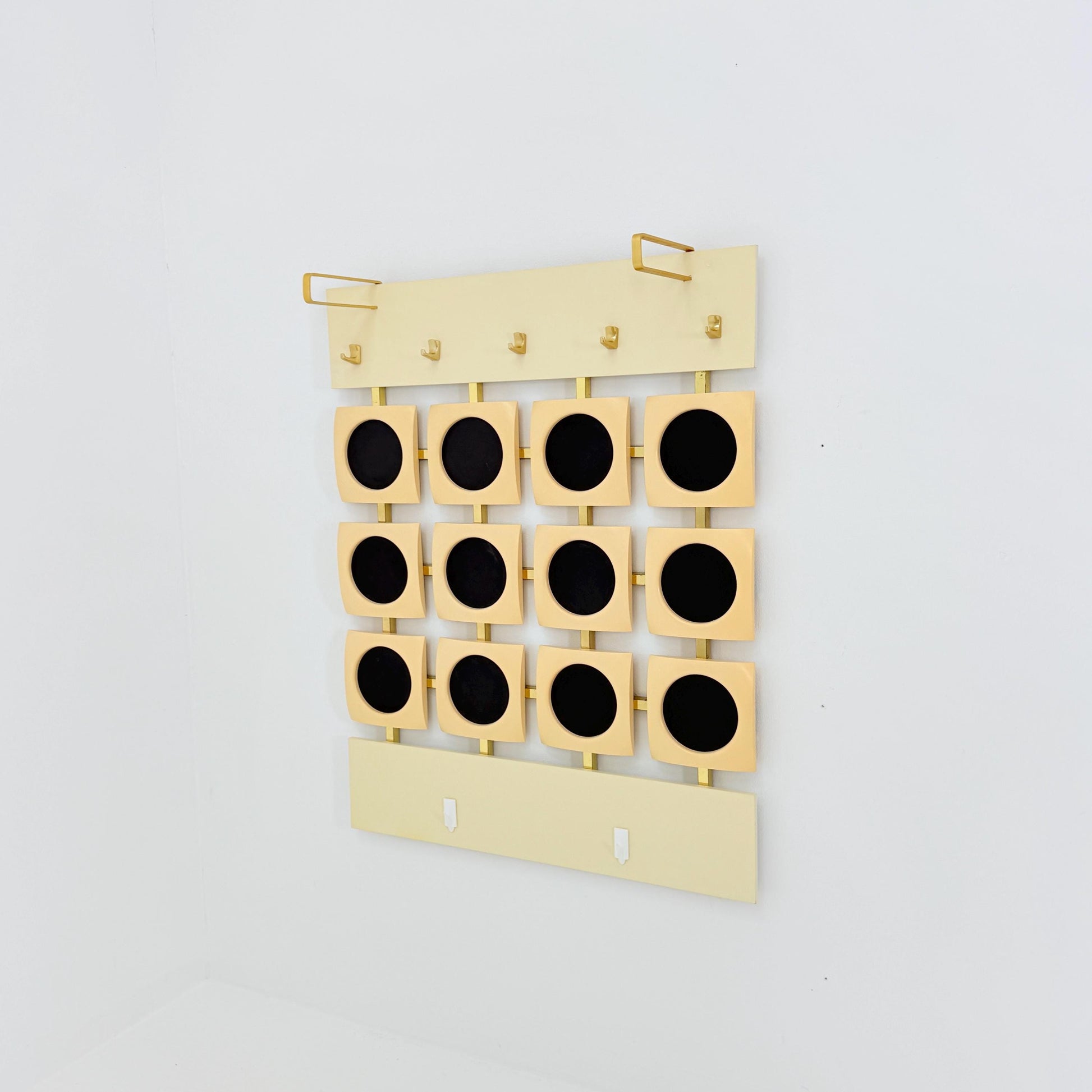 Mid Century Space Age Wall Coat Rack – Luigi Colani Style, Germany 1980s