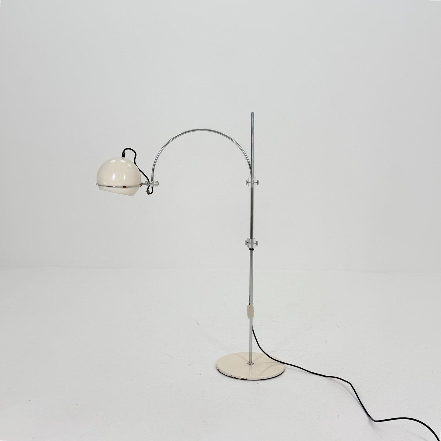 Mid Century Arc Globe Floor Lamp by Gepo Amsterdam, 1960s Netherlands