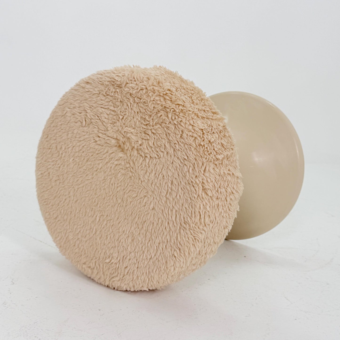 Mid century Space age beige Emsa Tulip stool Germany 1970s