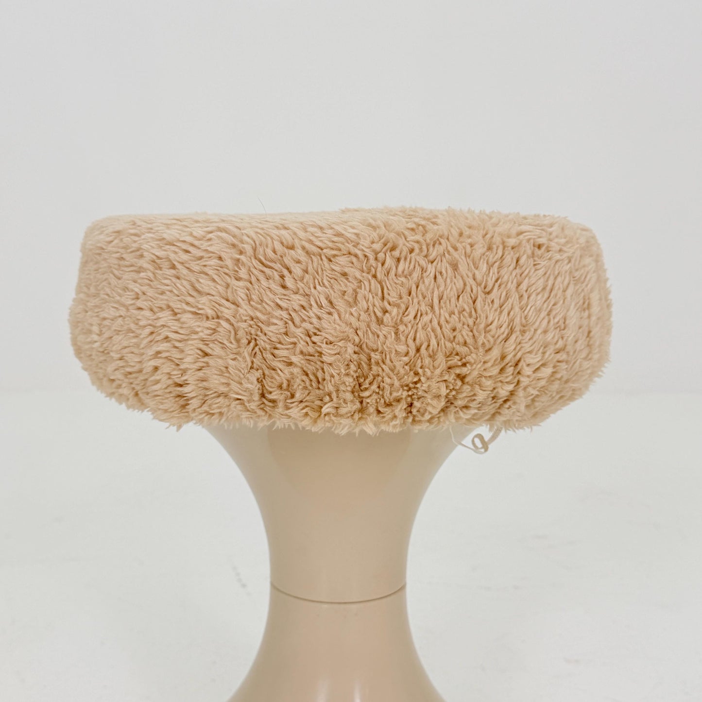 Mid century Space age beige Emsa Tulip stool Germany 1970s