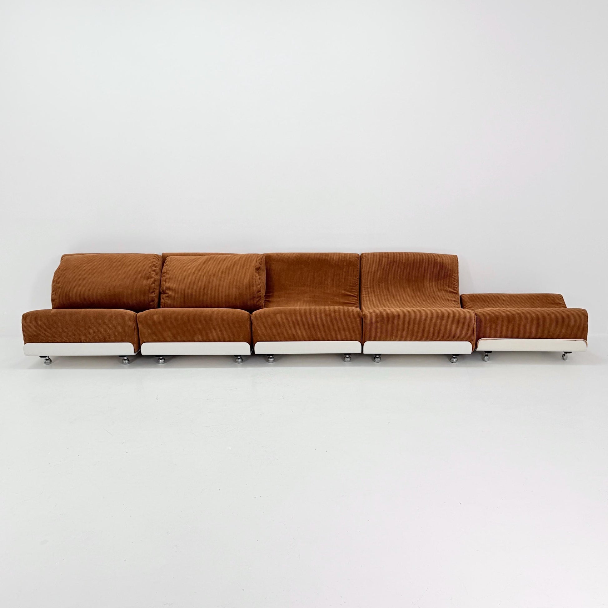 Set of 5 Mid-Century Modular Orbis Sofa Set by Luigi Colani for COR, 1970s Germany