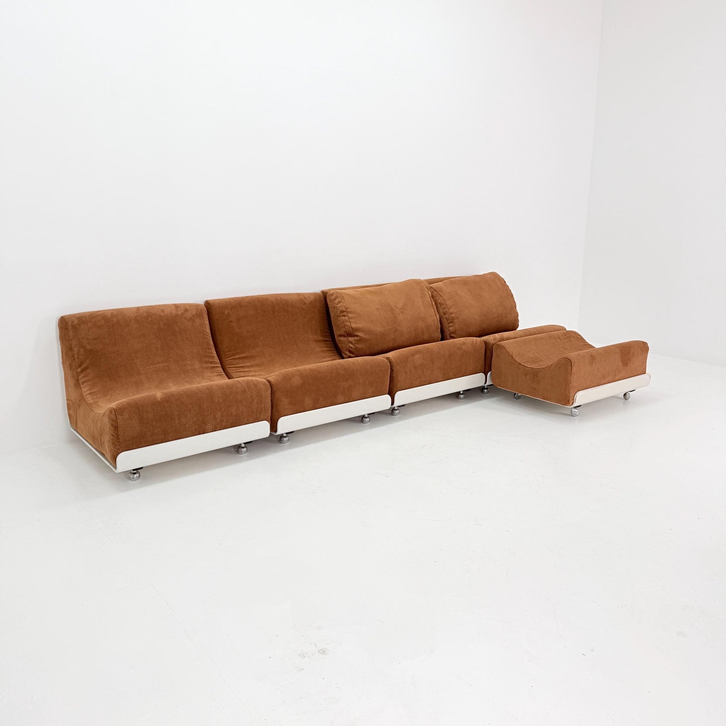 Set of 5 Mid-Century Modular Orbis Sofa Set by Luigi Colani for COR, 1970s Germany